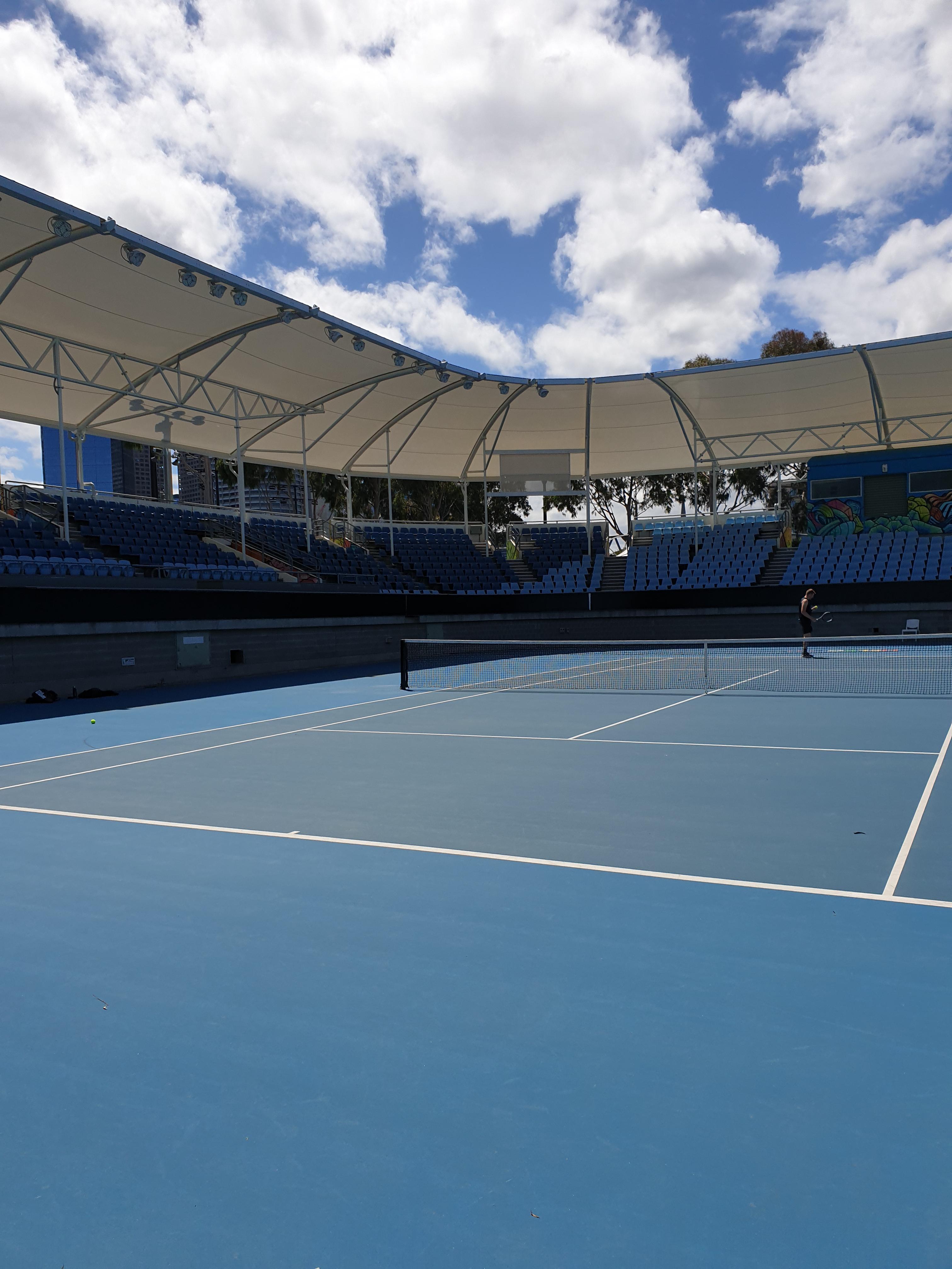 Been unable to play tennis for 3 months in Melbourne. First time out