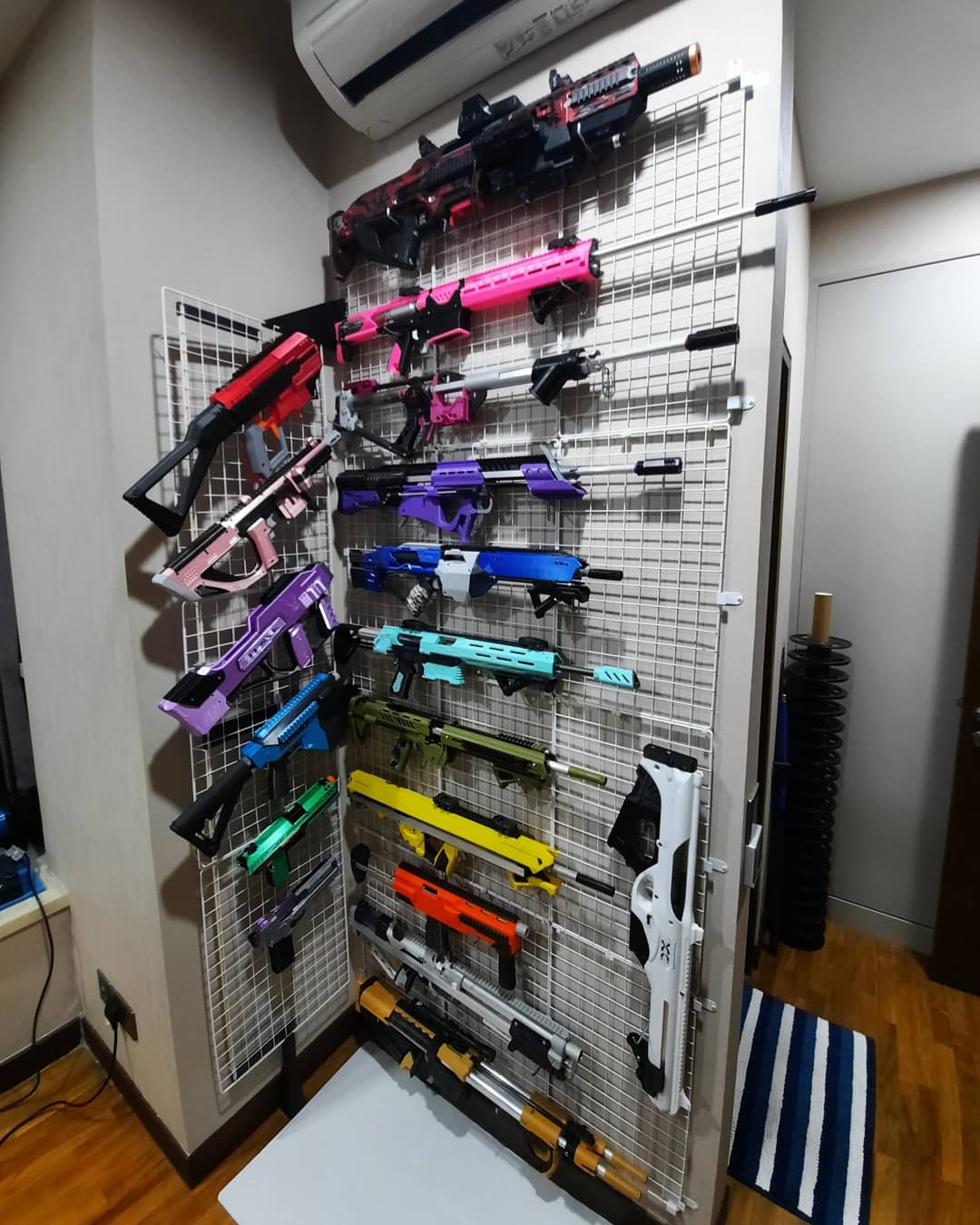 I finished my blaster wall (for now) r/Nerf