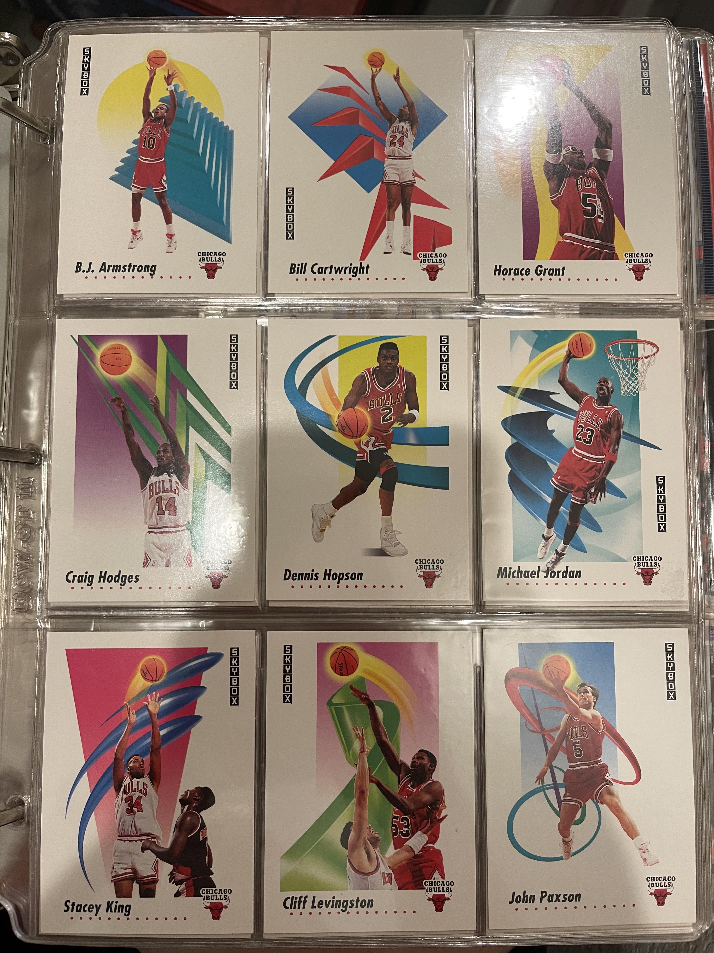 I saw another post with the 91 Skybox. Had to show my set too 🐂 r