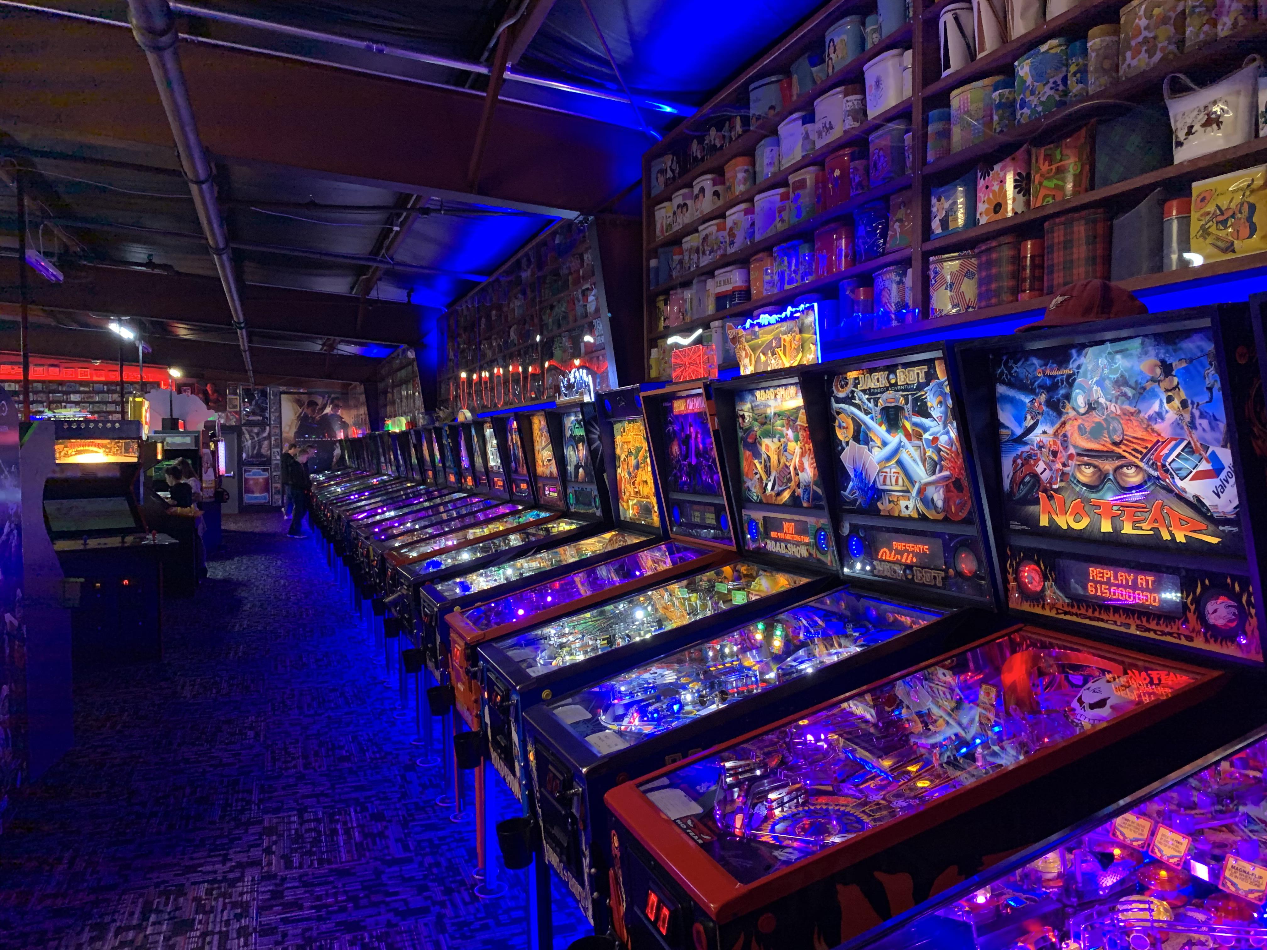 Next Level Pinball (Hillsboro, OR) counted 35 pins on that wall