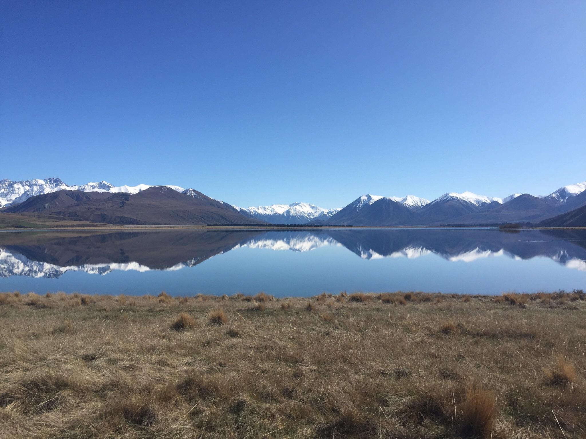 Lake Heron, Ashburton Lakes, NZ. Easy access and close to Mt Sunday AKA