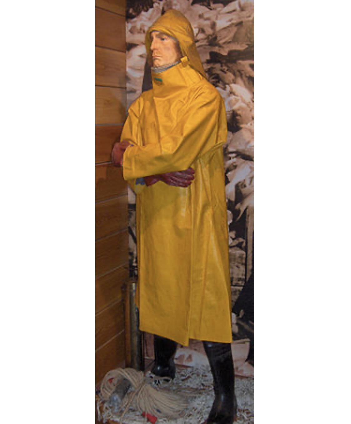 Can we have some colored variations of a oilskin raincoat for all this