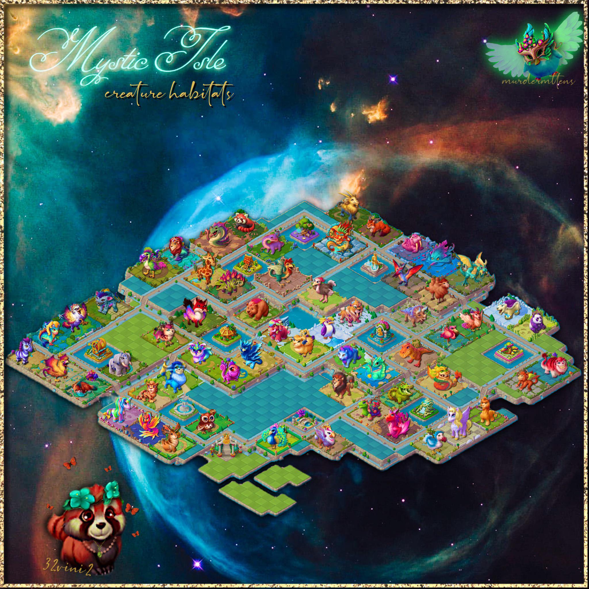 Mystic Isle Wikipedia Map Creature Habitats r/EverMerge