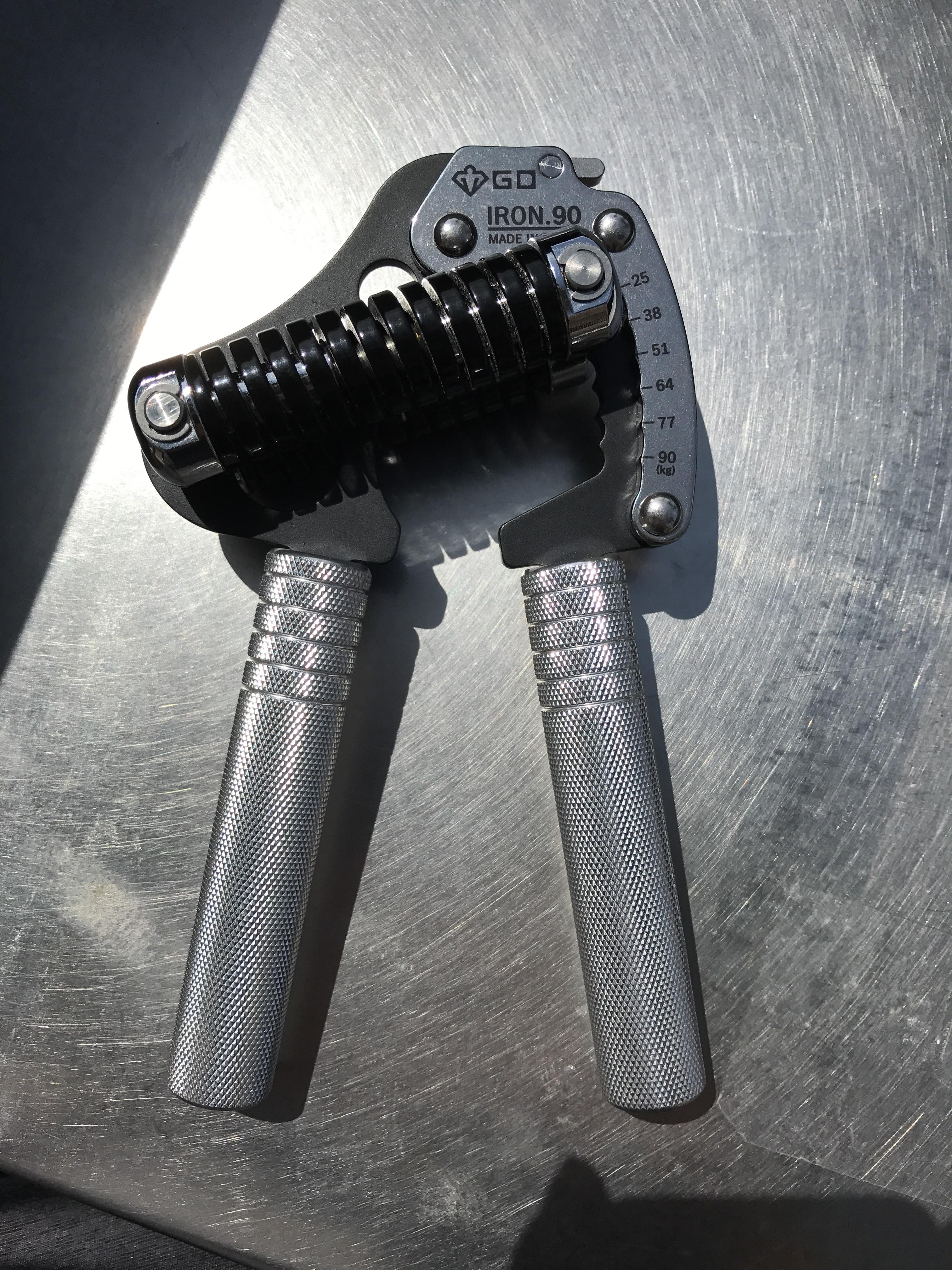Iron Grip hand grip strengthener (55198lbs). A true BIFL. r/BuyItForLife