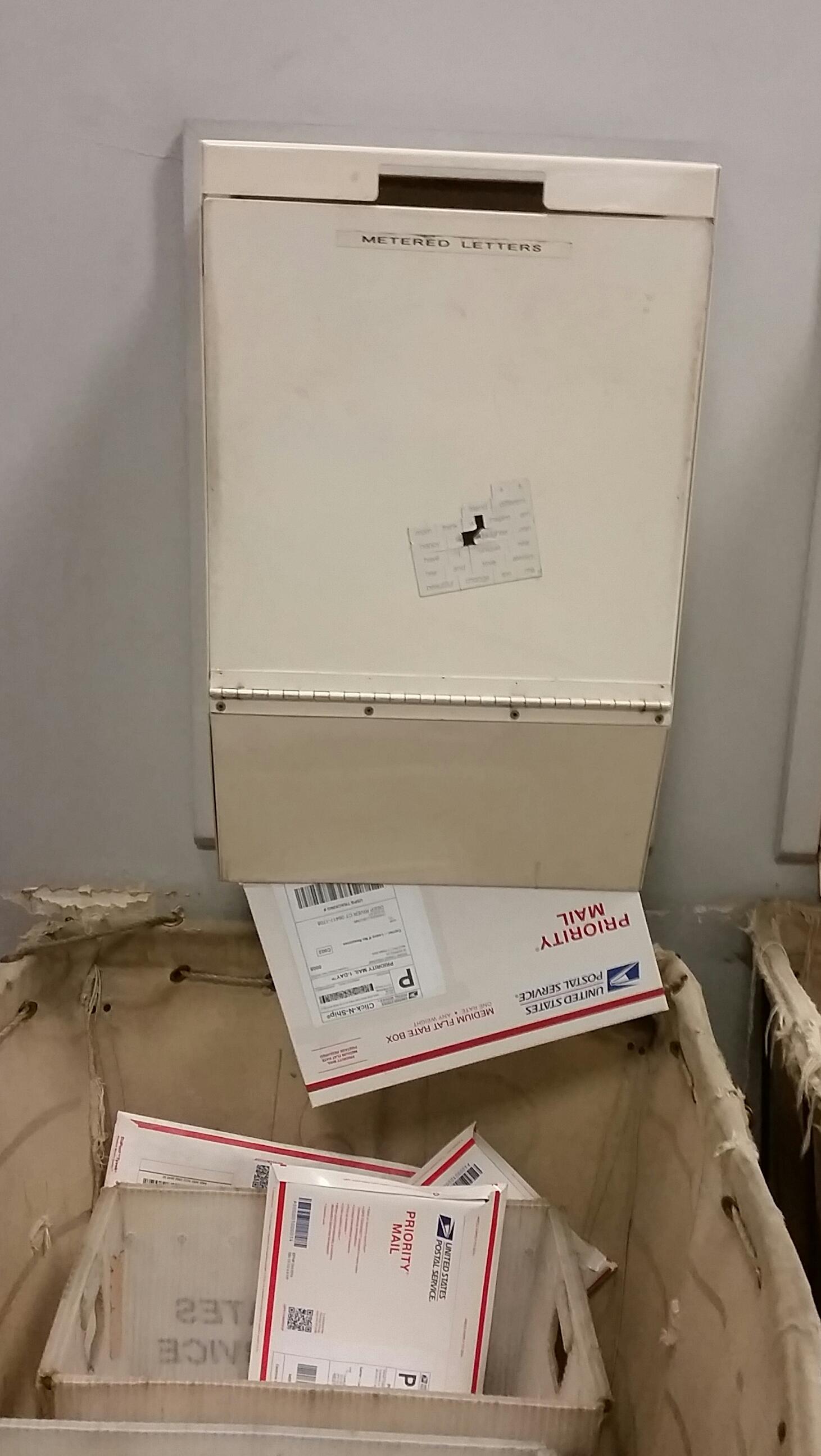 Ah yes, metered mail r/USPS