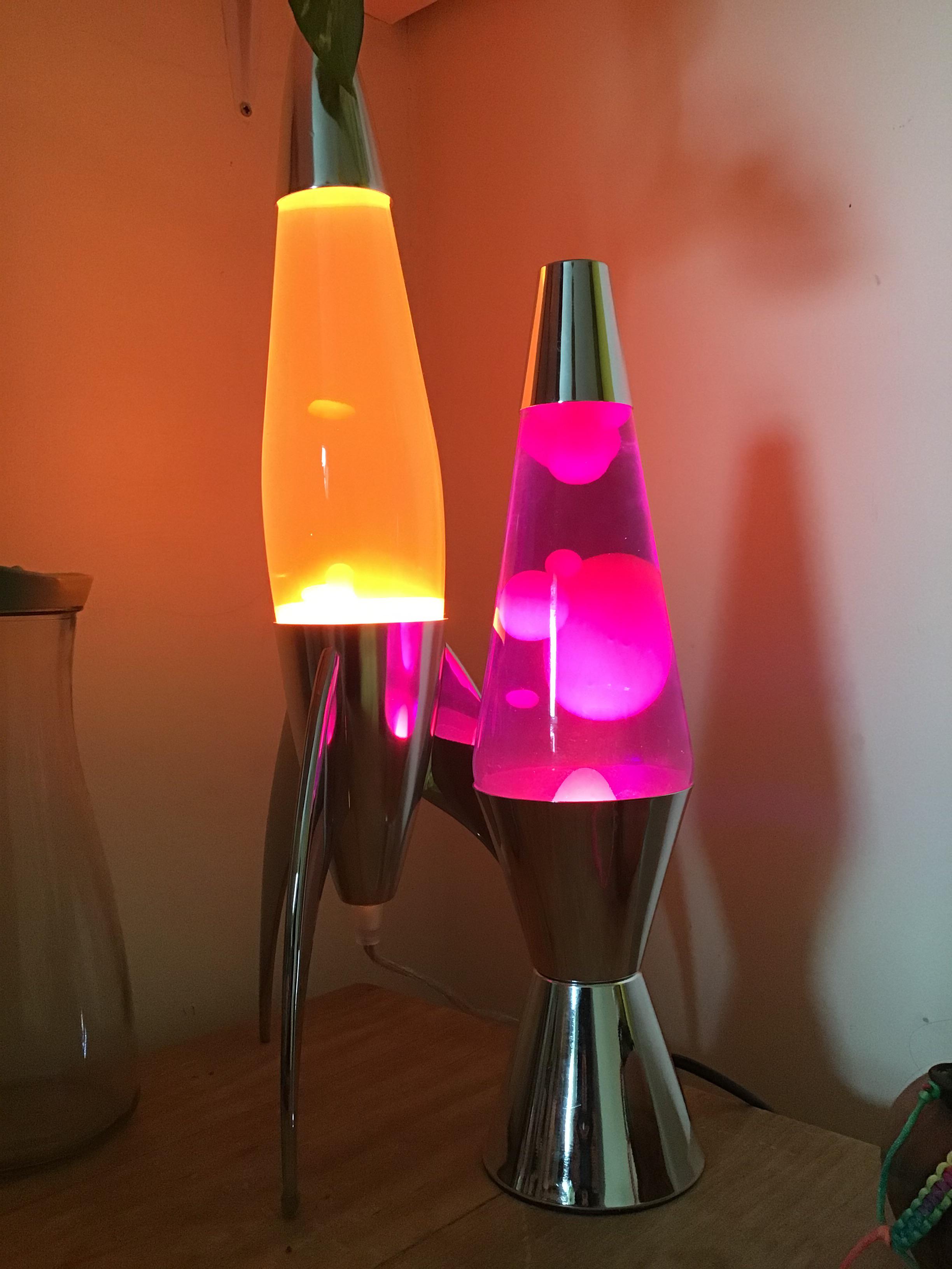 My collection is growing, mathmos telstar and lava lamp the original