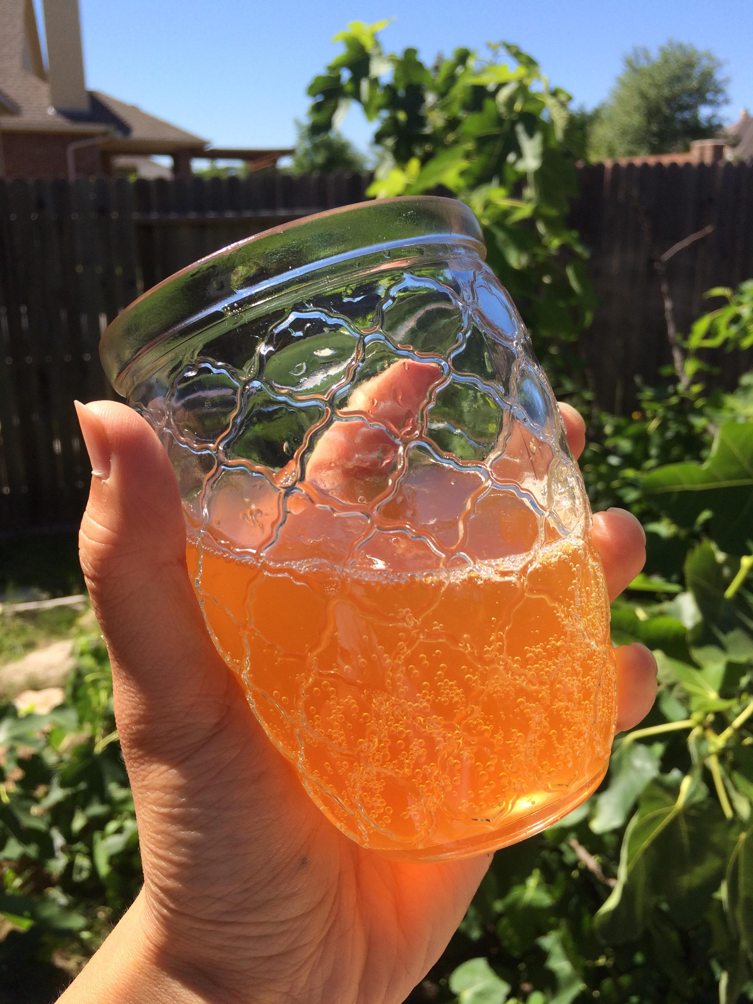 This week's brew is mango pineapple r/Kombucha