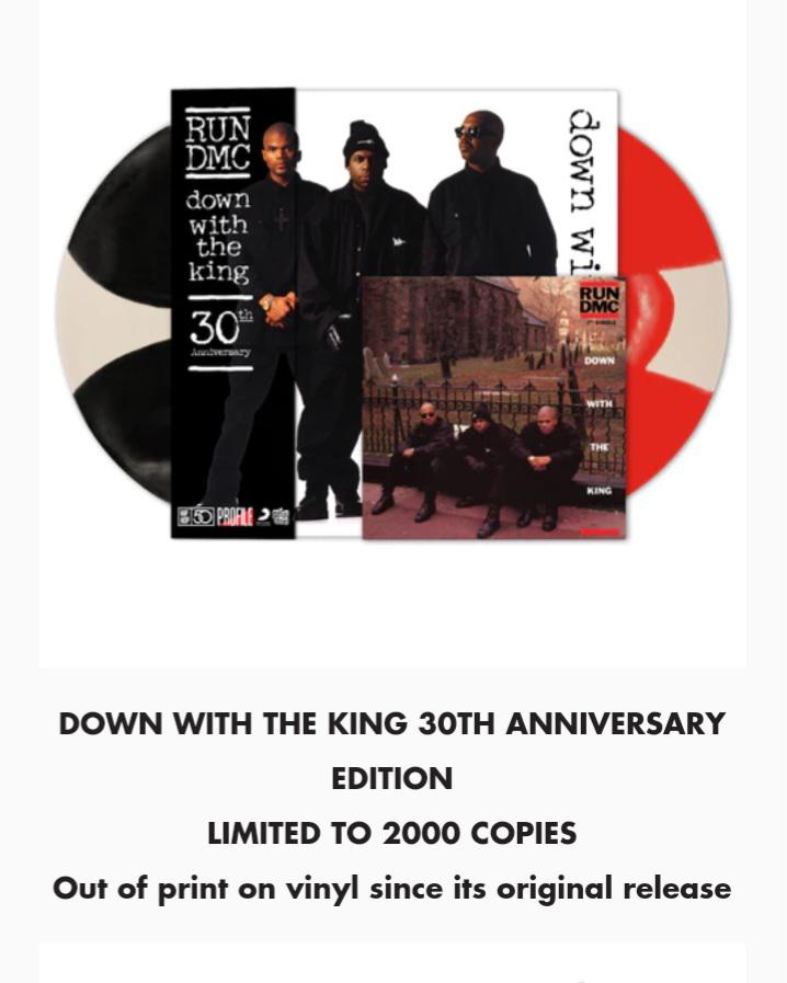 RUNDMC Down with the king (30th anniversary edition) [limited /2000