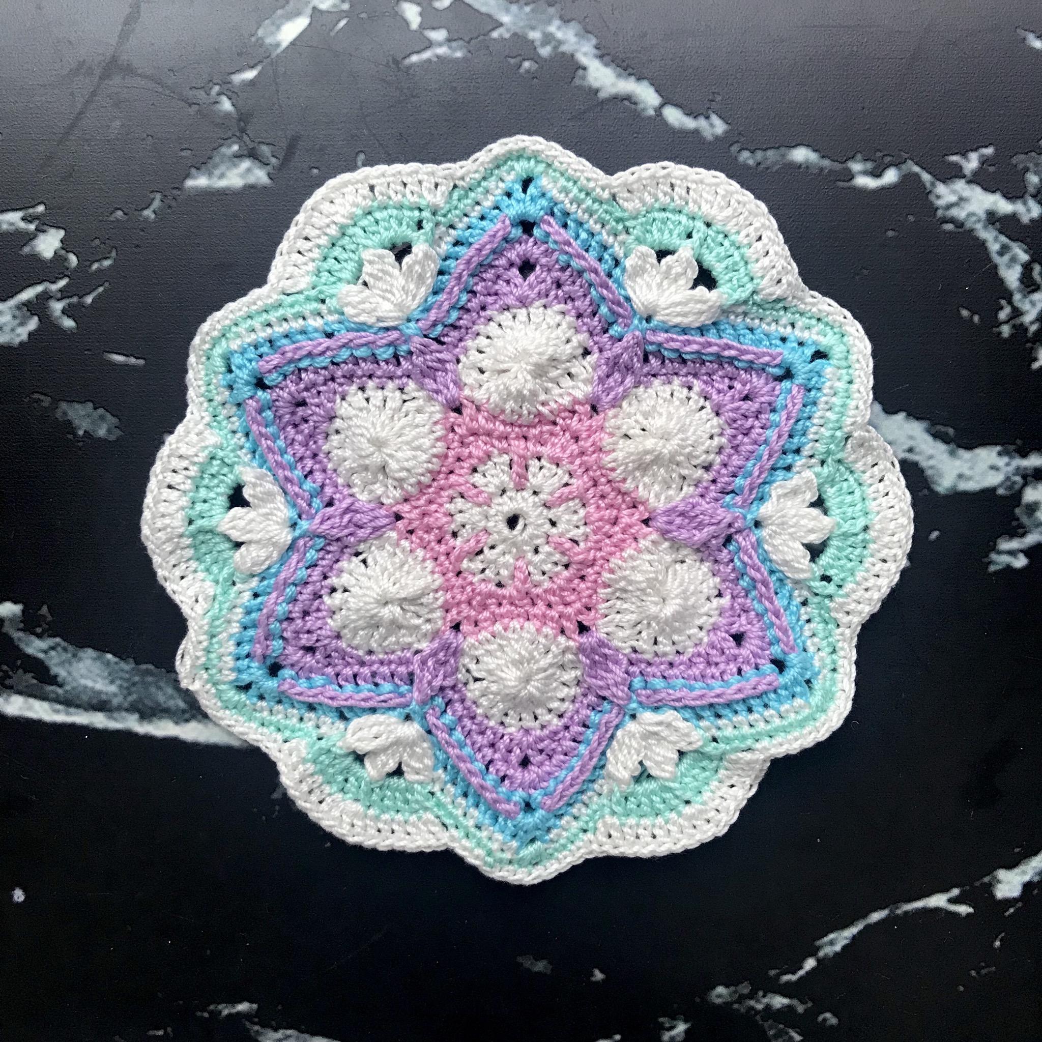 Starting on the cosmic CAL, a pattern by one of my favorite designers