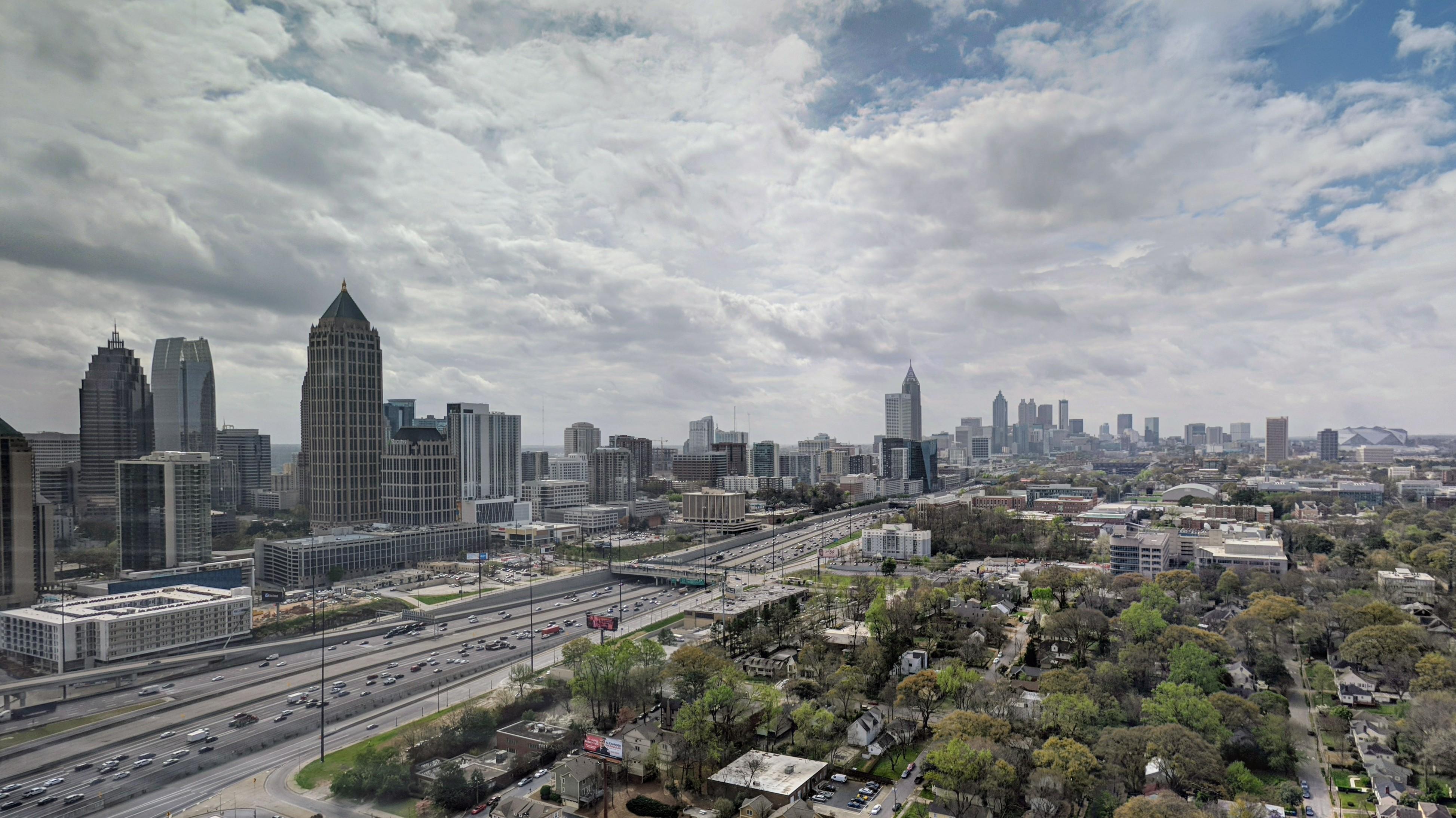 Atlanta Skyline, Not from Jackson Street Bridge Atlanta
