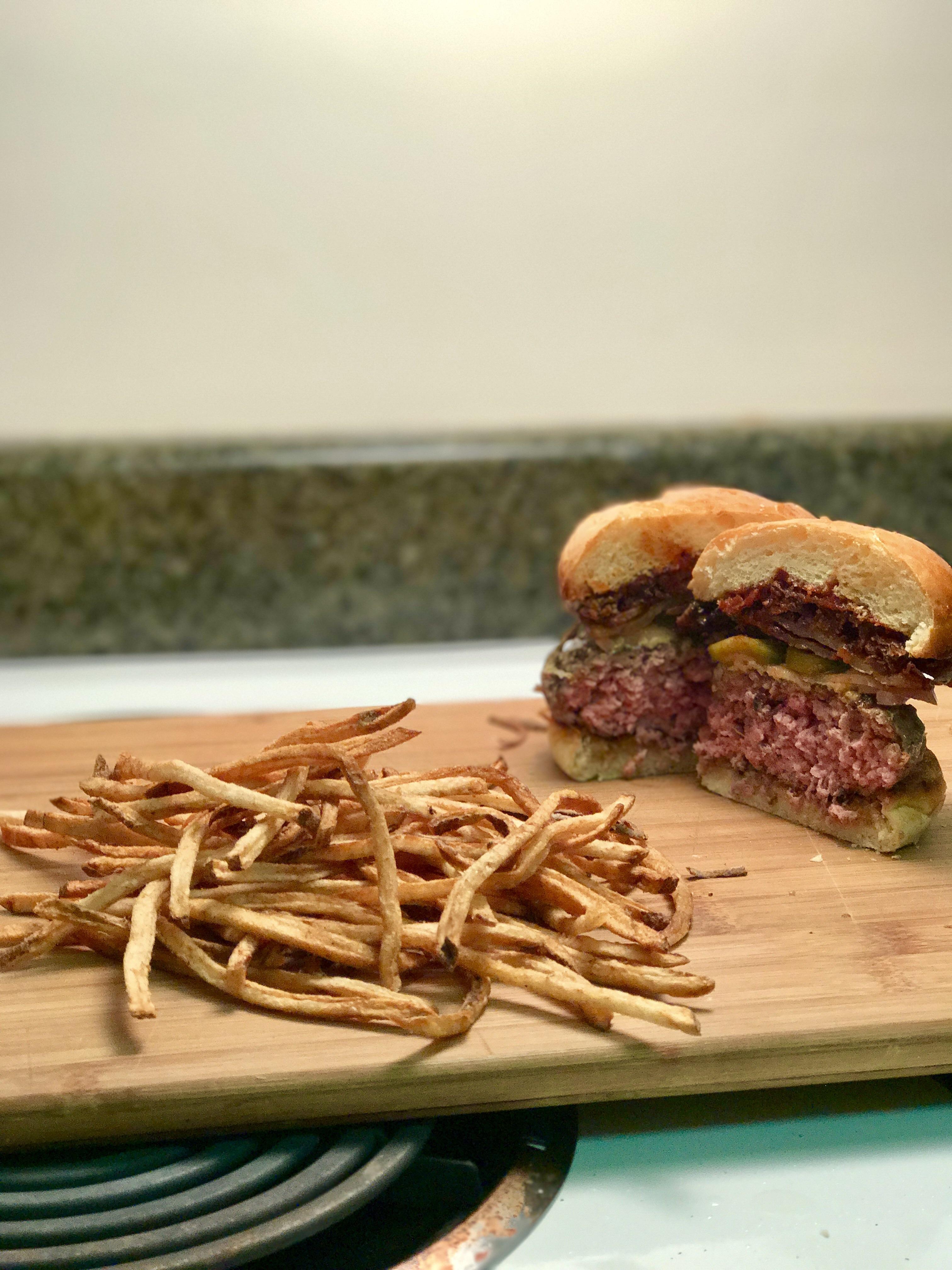 Made my first sous vide burger tonight r/sousvide