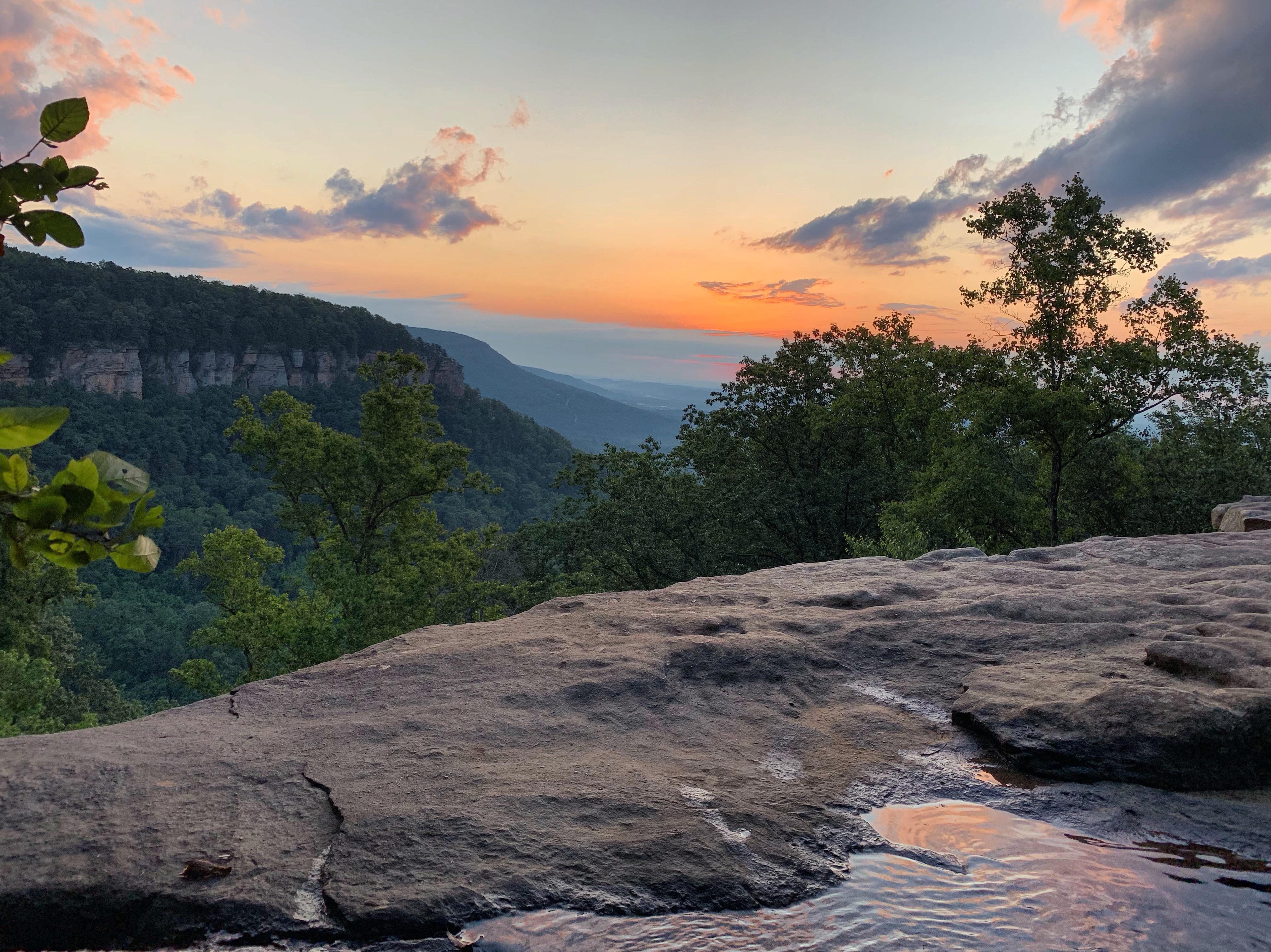 Falling water falls at sunrise r/Chattanooga
