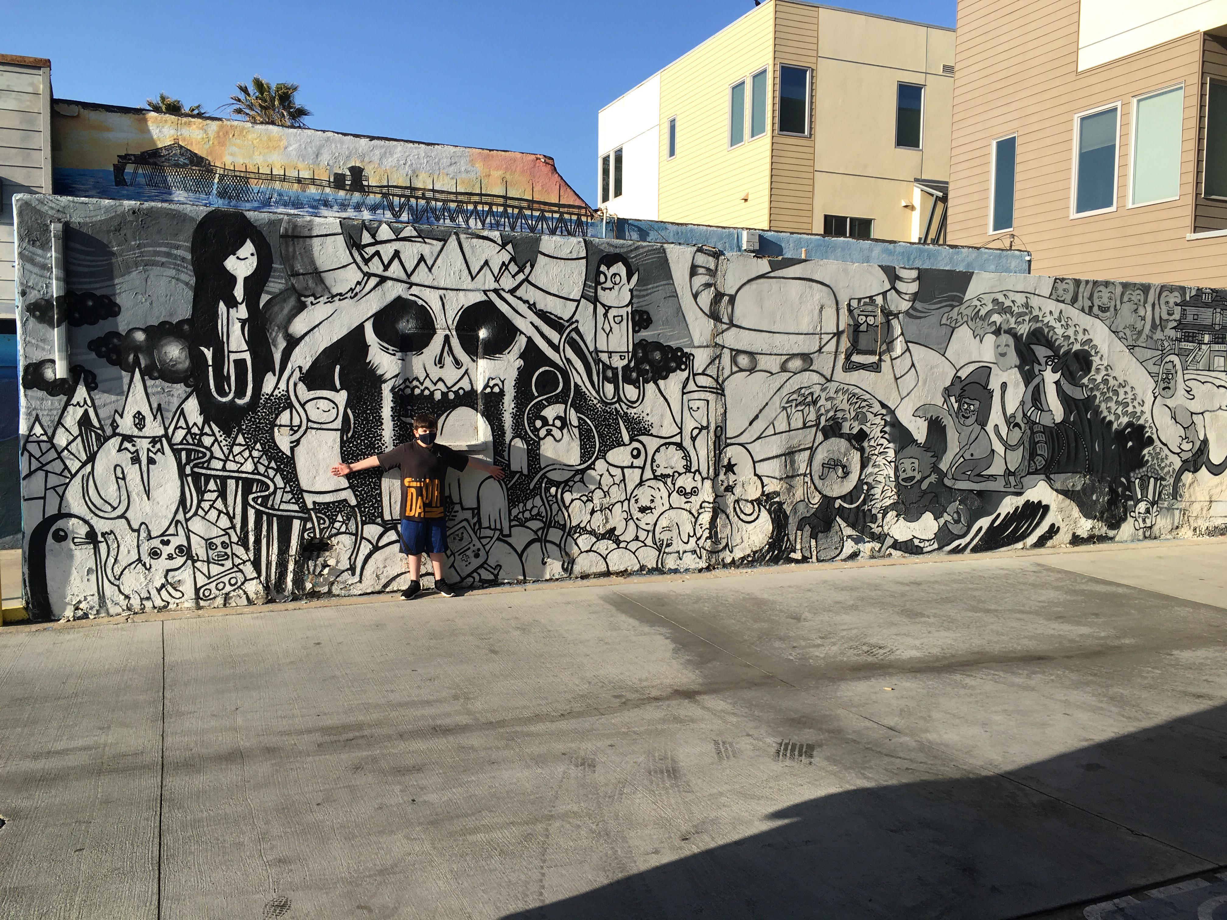 Adventure Time mural, San Diego, CA r/adventuretime