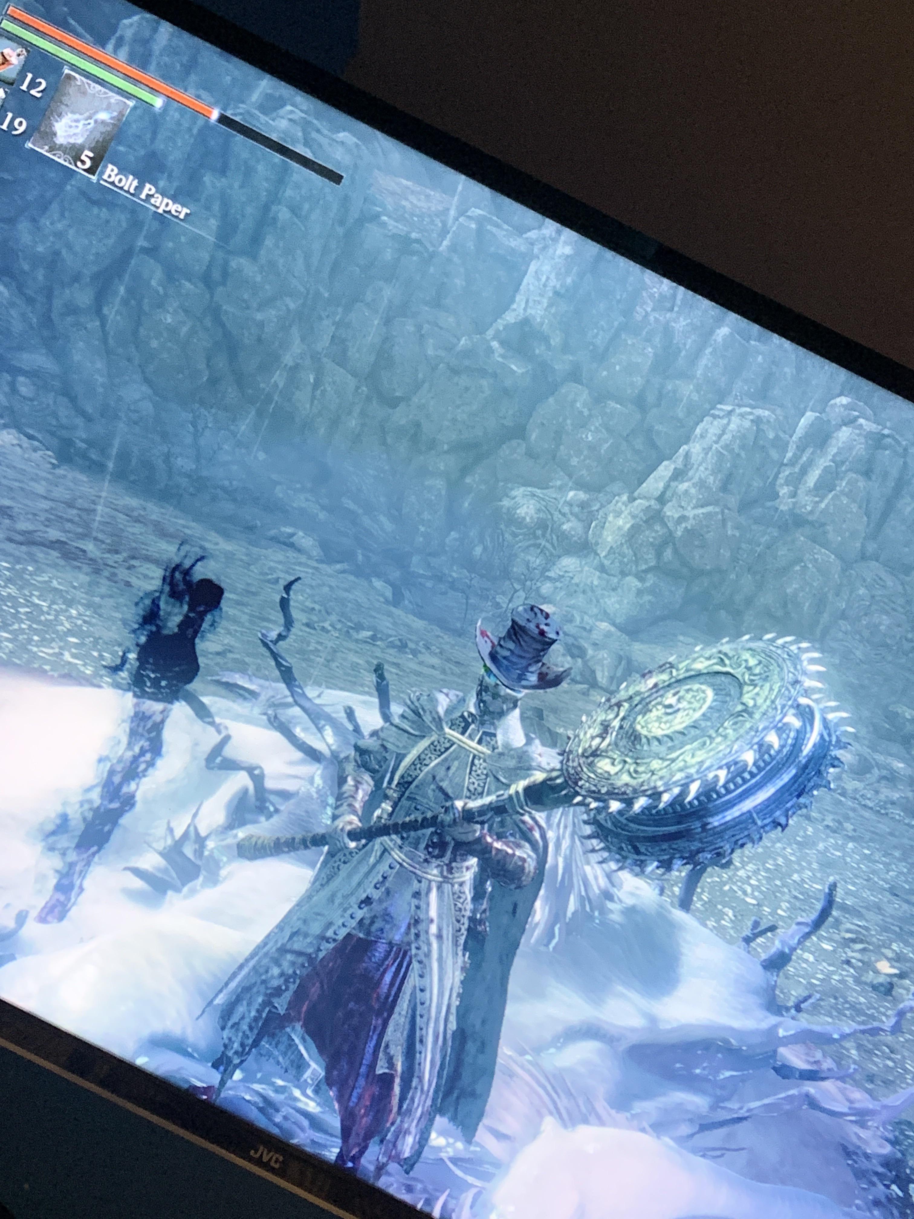 Classic pizza cutter making light work of the Orphan r/bloodborne