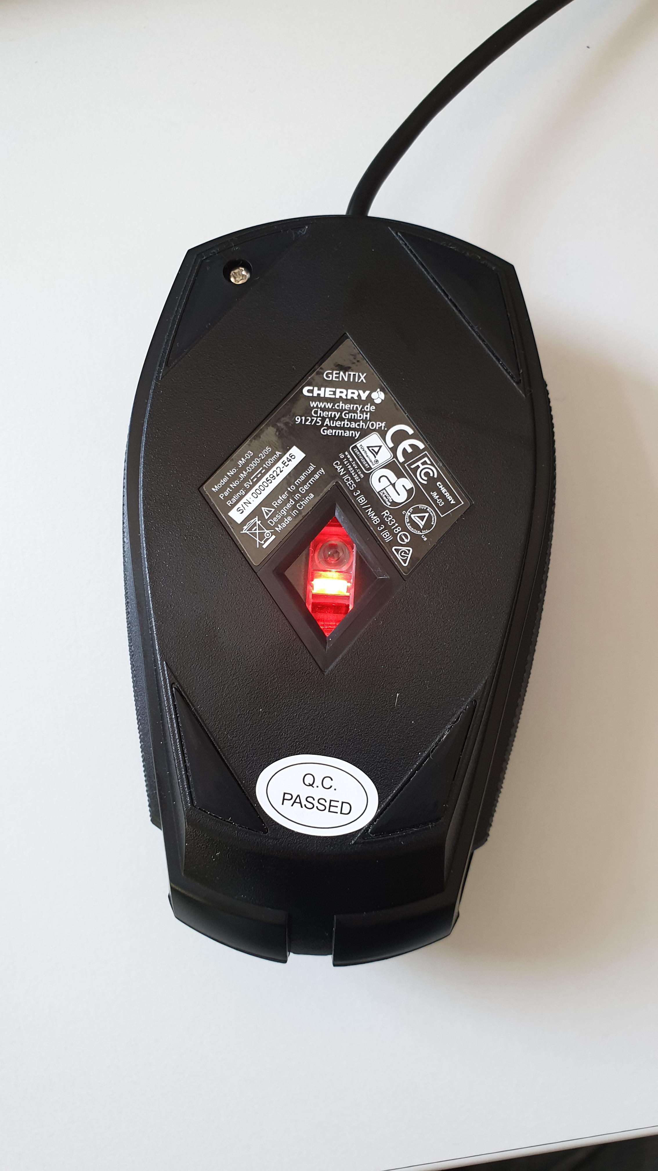 Sticker says QC PASSED. Apparently quality control thinks that screw