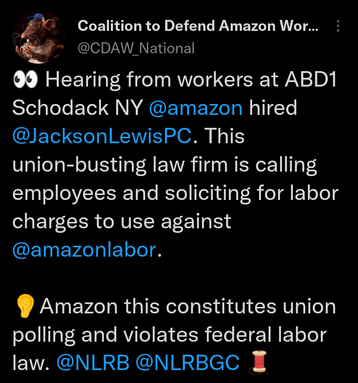 Amazon Using Lawyers to Break the Law WorkReform