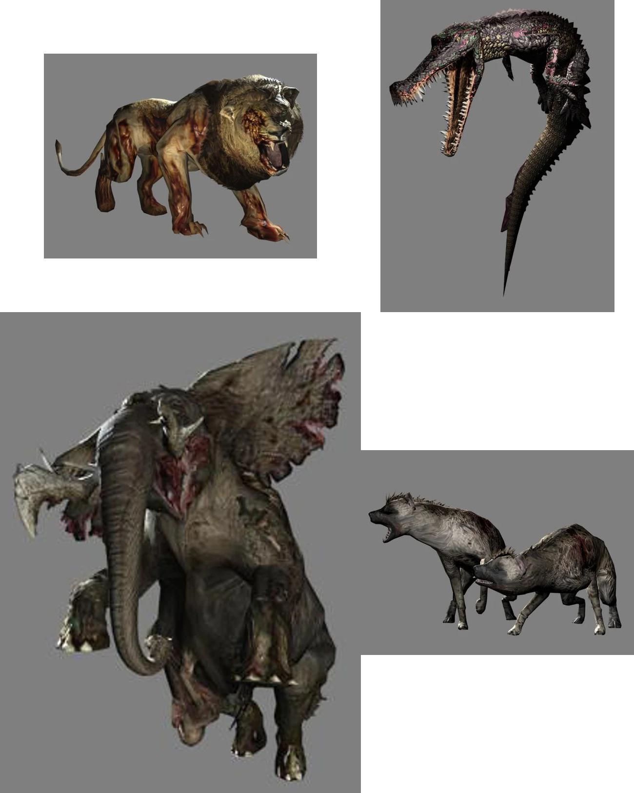 Resident Evil Zombie Elephant