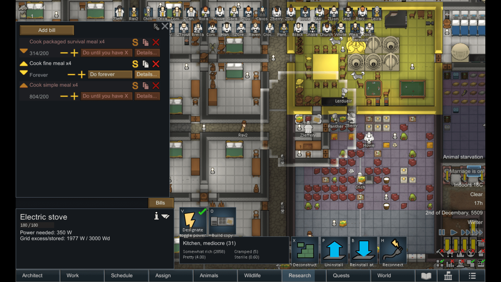 TIL you can set the ingredients radius along with a few critical stock