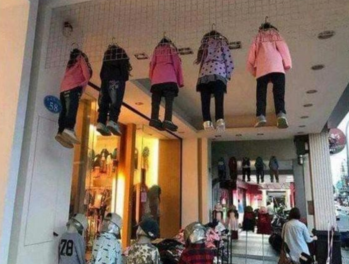 an attempt to sell childrens clothes r/oddlyterrifying