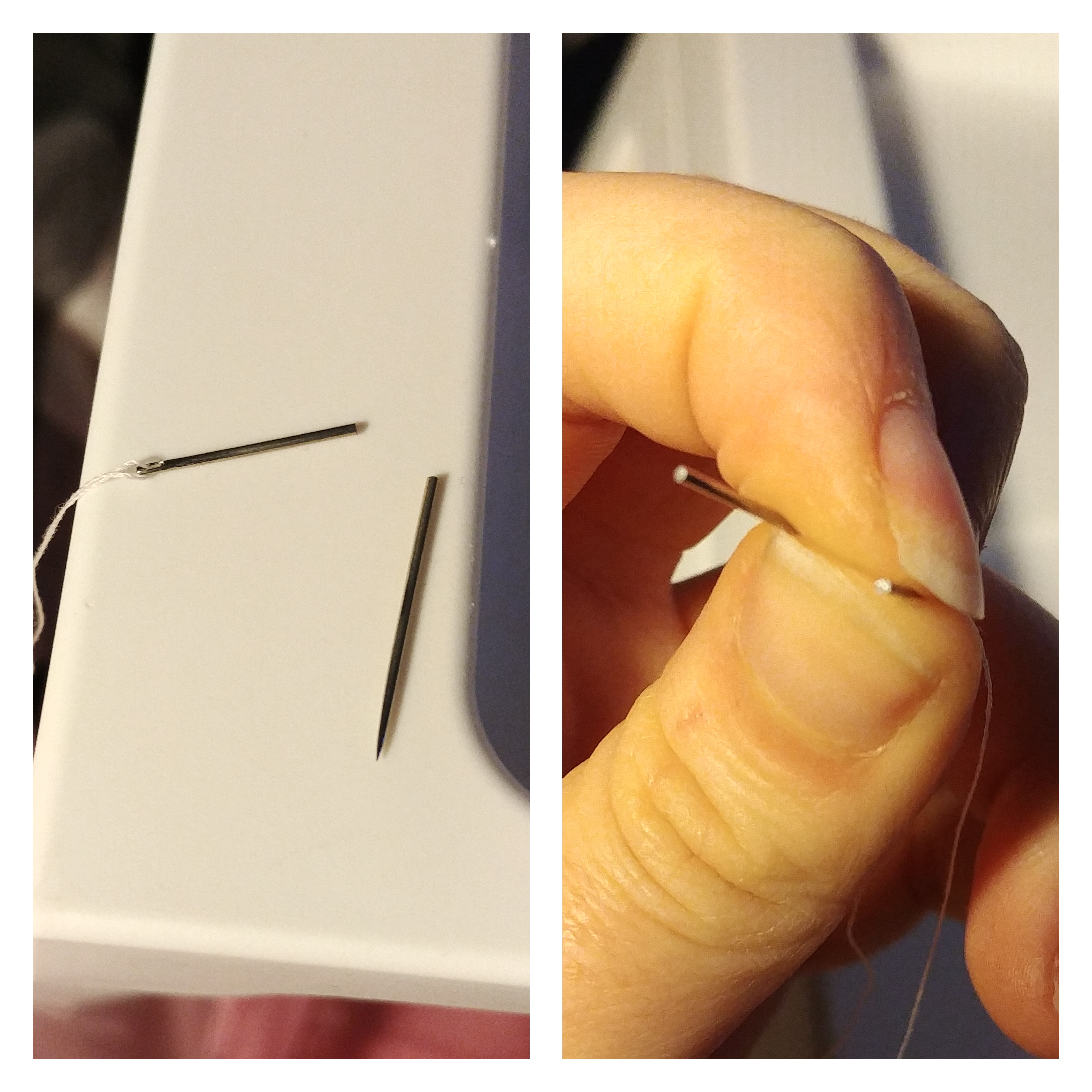 I broke a metal needle in half. r/mildlyinteresting