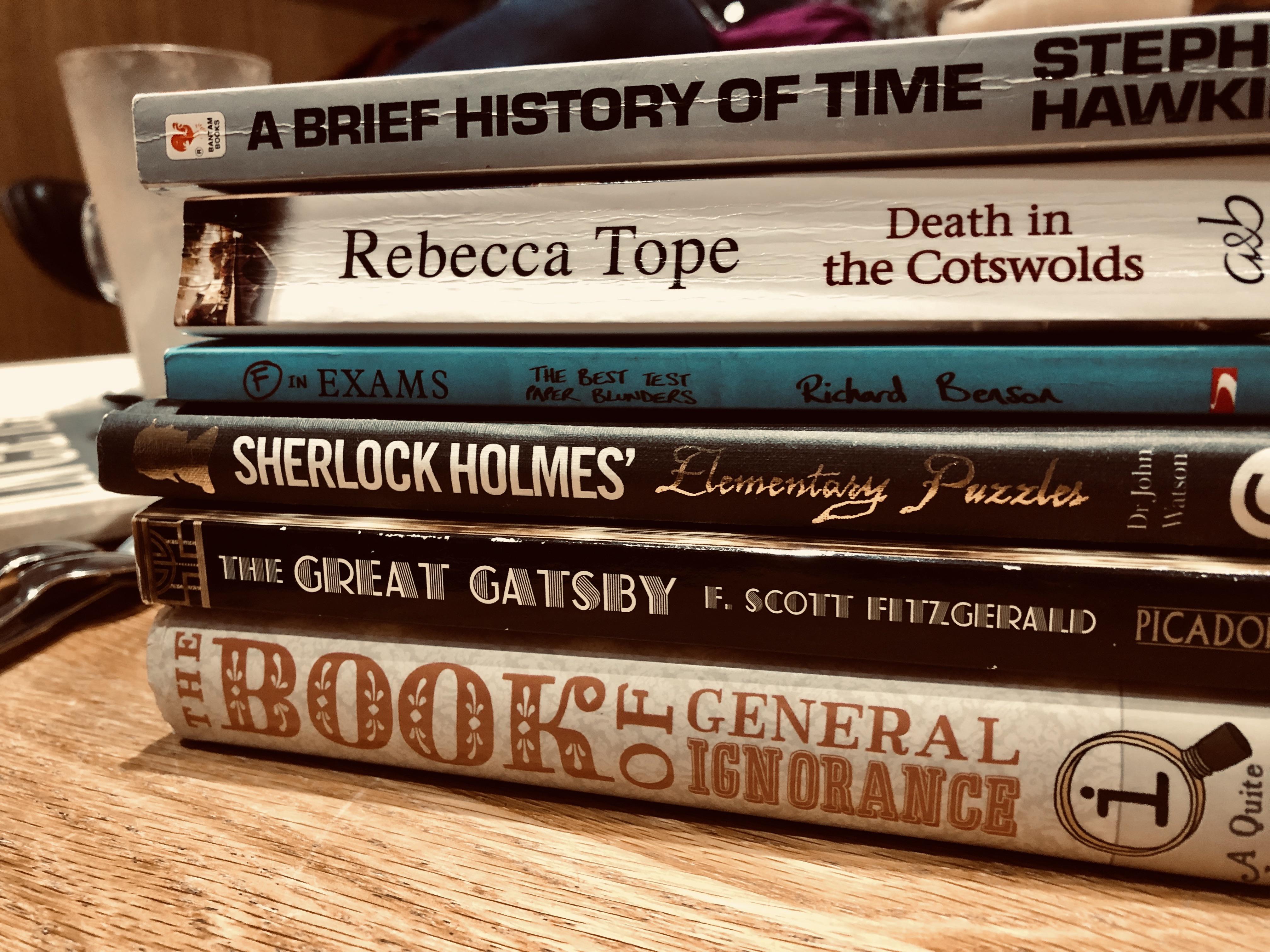 £3,00 at a charity shop. Bought books for me and my parents. ) r