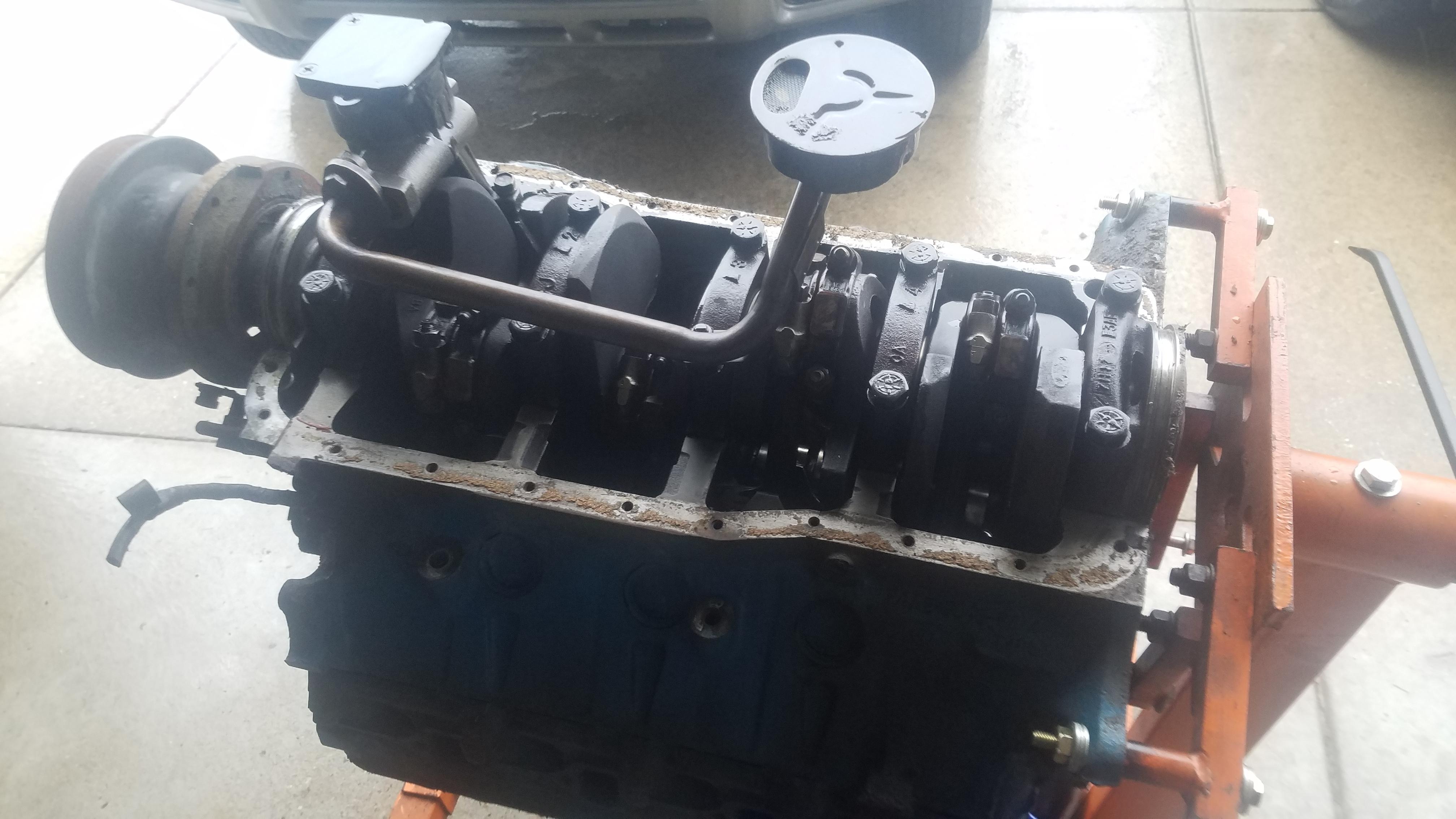 Got valve covers, exhaust manifolds, old motor mounts, water pump