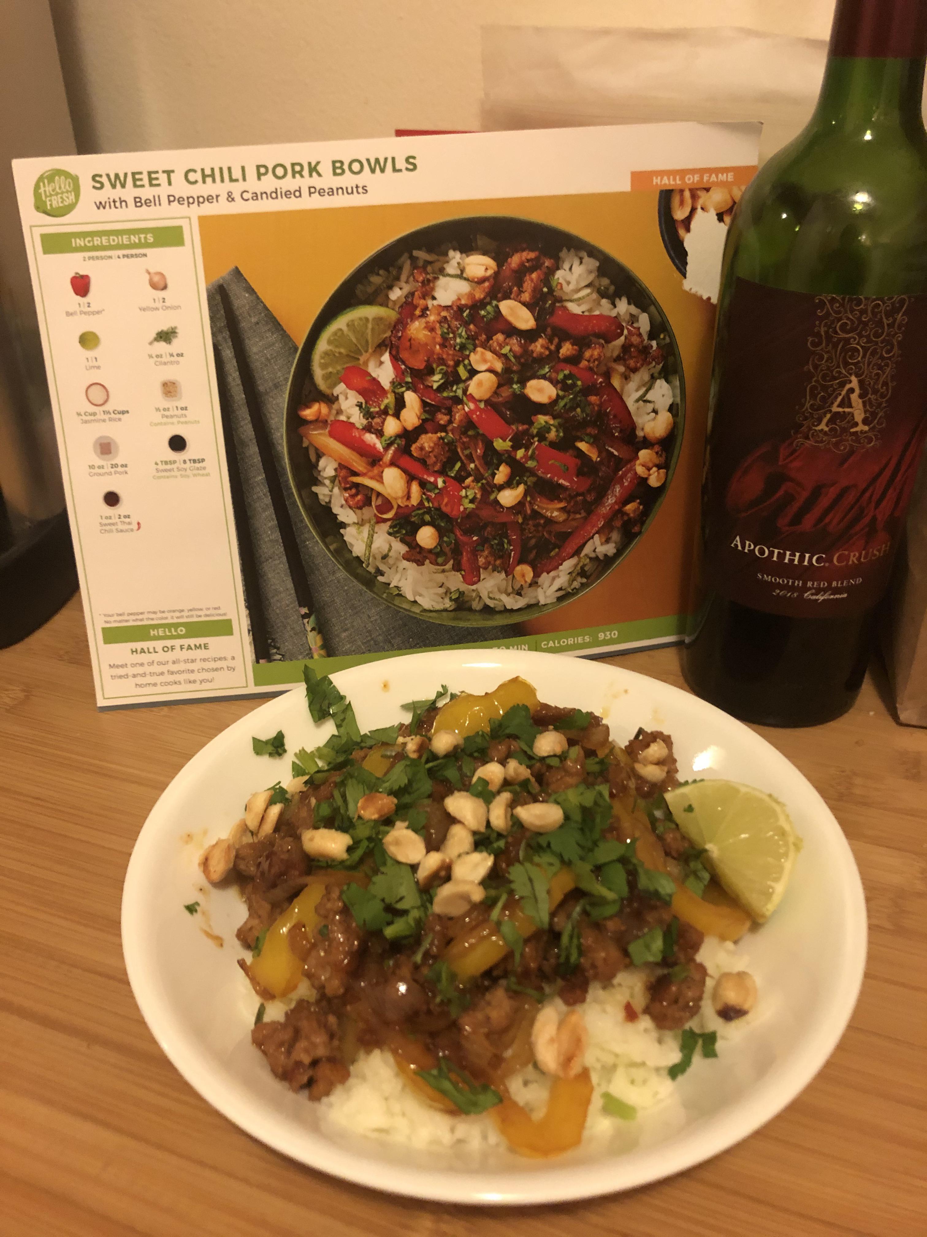 Sweet Chili Pork Bowls r/hellofresh