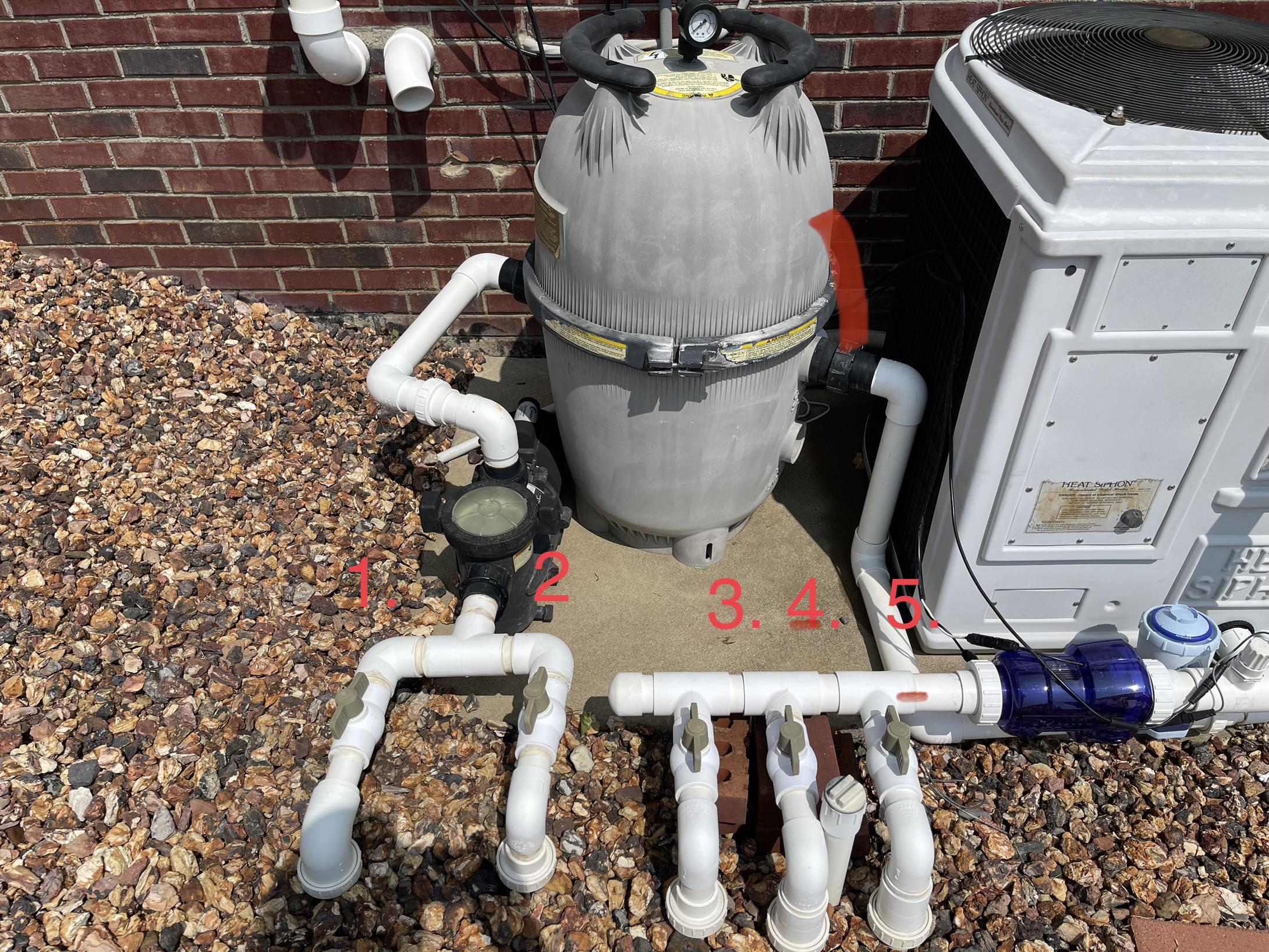 Anyone have an idea which valve I would turn off to make the suction