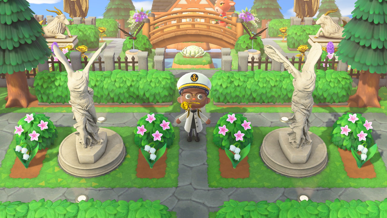 I finally finished my Sculpture Garden! r/AnimalCrossing