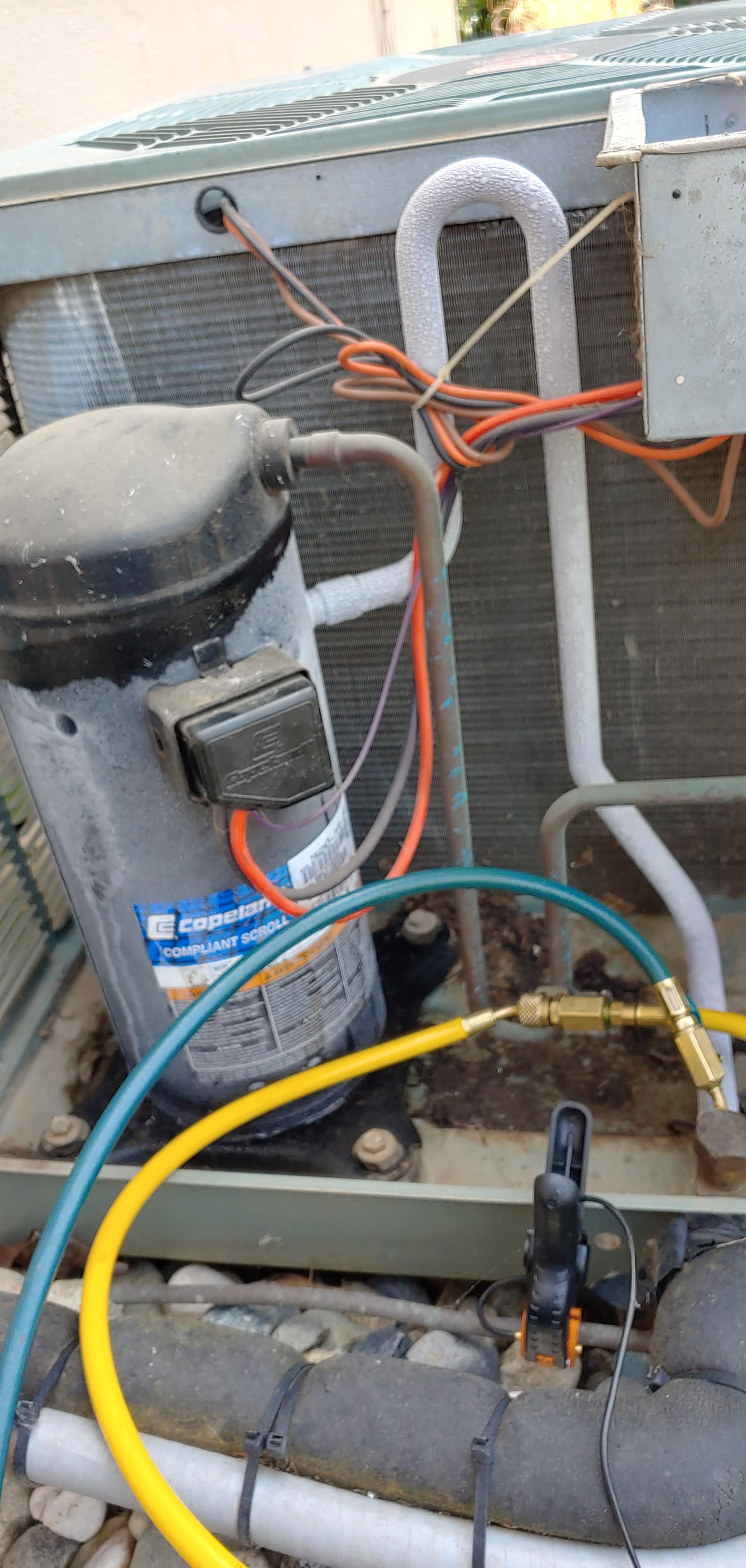 Low on charge and a TXV restriction r22 19degree subcool r/HVAC