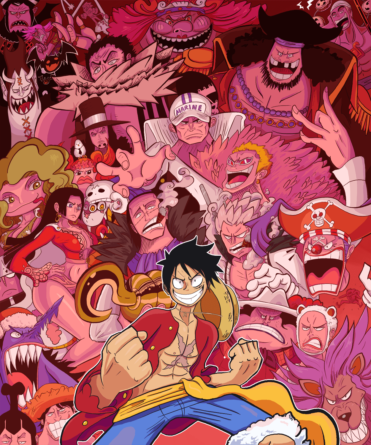20 Years of Villains Monkey D Luffy r/OnePiece