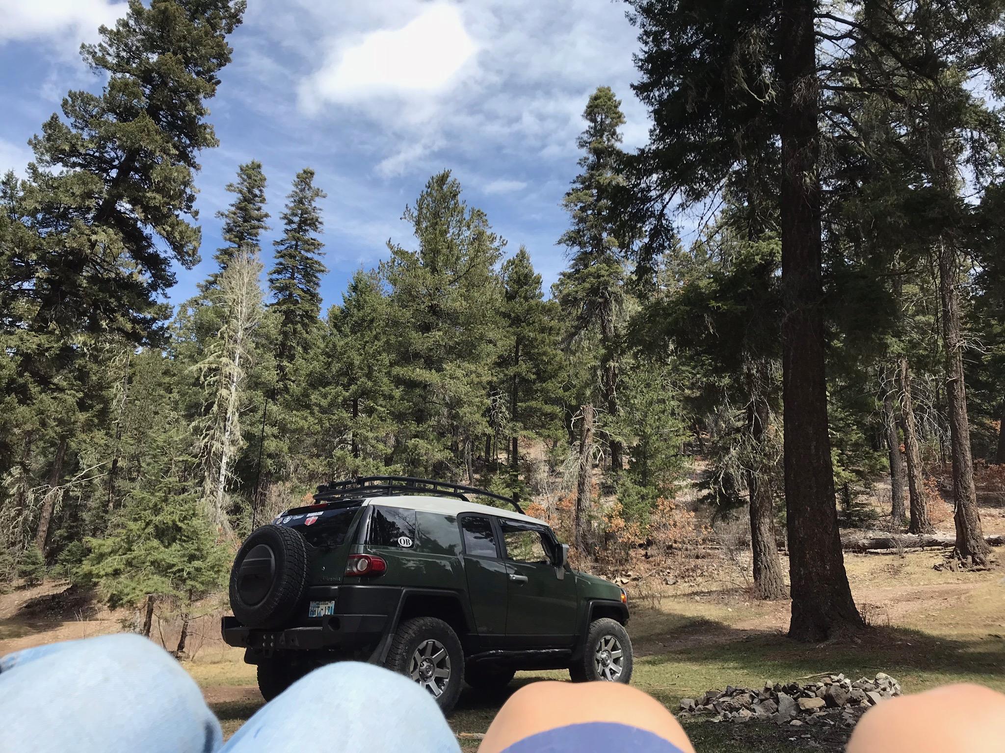 The view from our basecamp in the land of enchantment r/overlanding