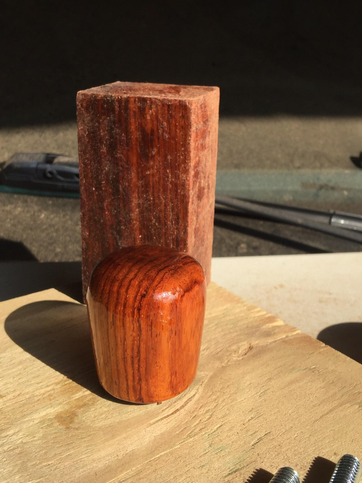 Shift knob I made. r/woodworking