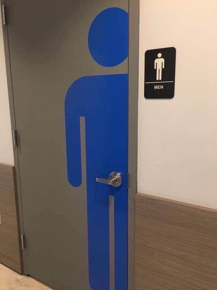 Male bathroom sign r/funnysigns