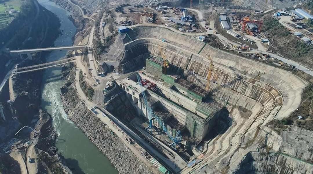 The Karot Hydropower Project under construction in Punjab, Pakistan r