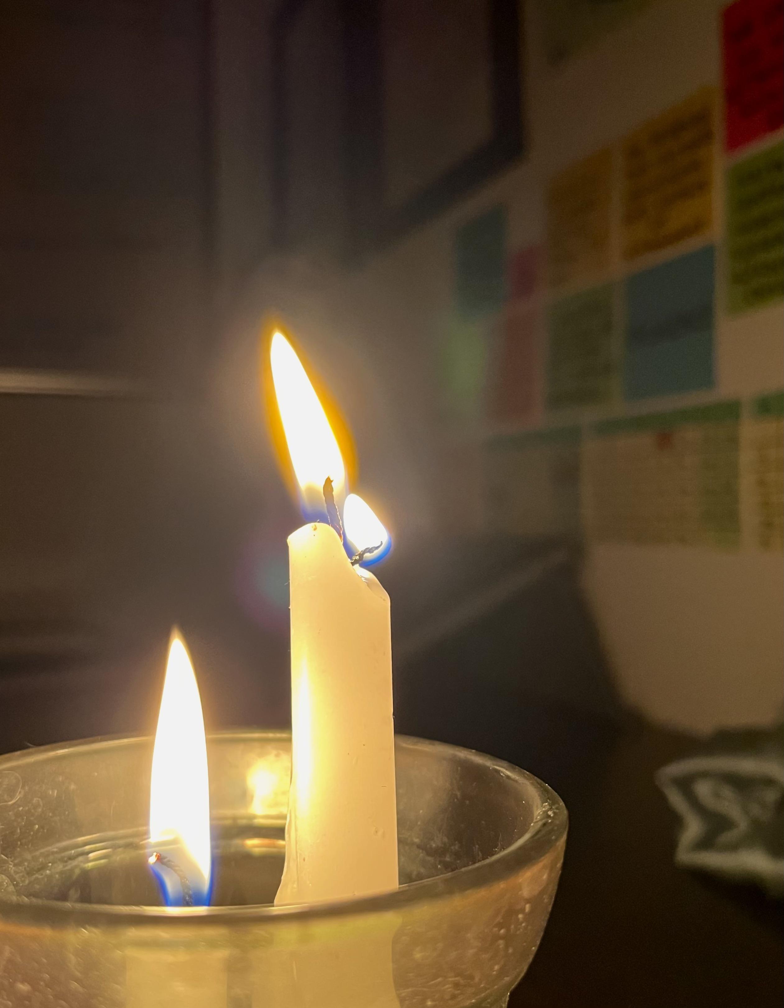 Double flame interpretation? Happened twice yesterday evening with two