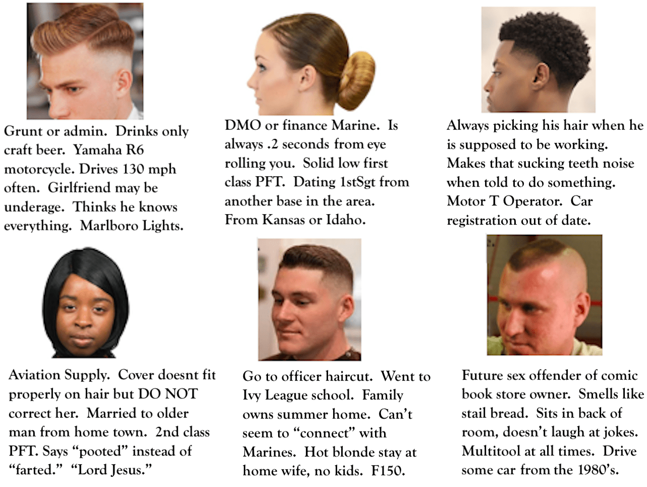 Marine Corps Hairstyles
