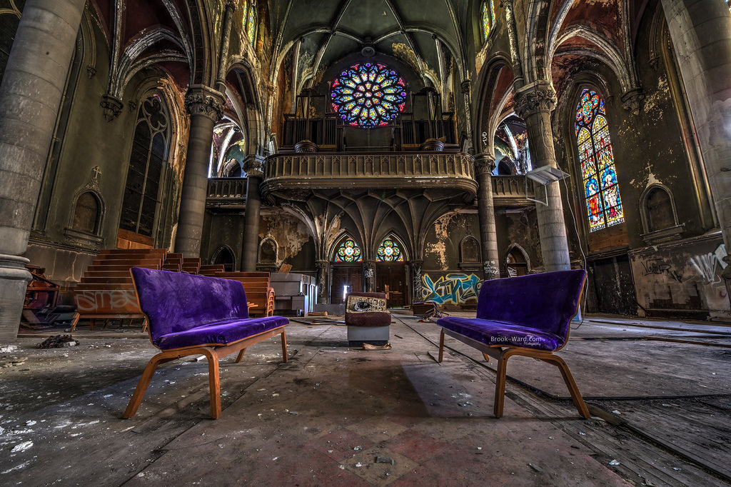 Abandoned church. Pittsburgh, PA r/pics