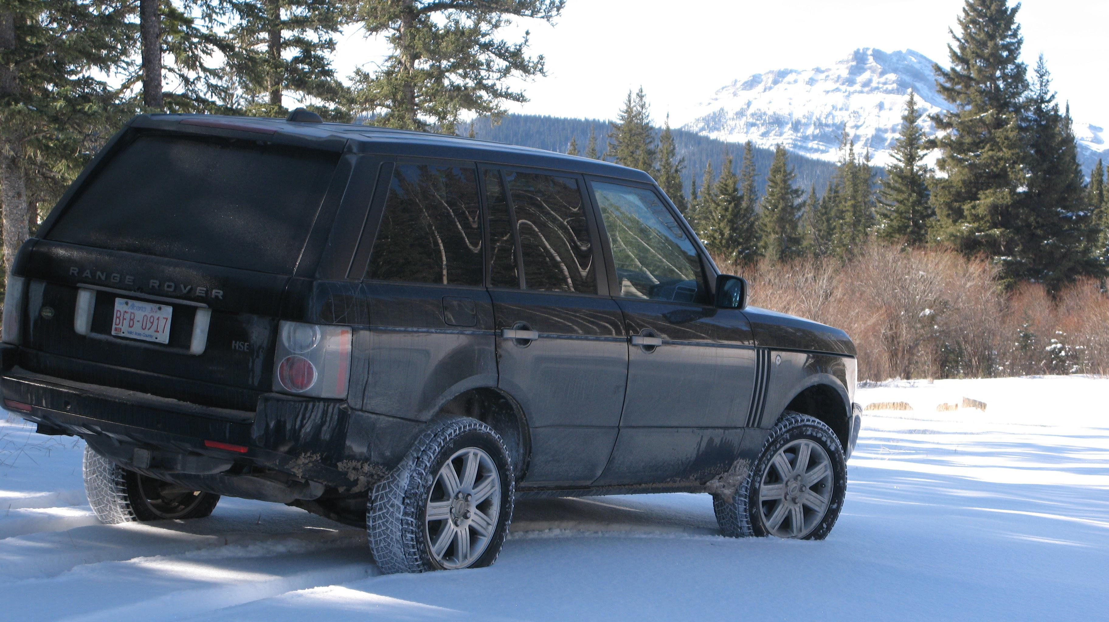 Snow mode engaged! I also have chains (in the back) for all wheels, for
