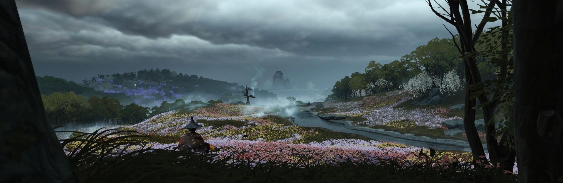 Ghost of Tsushima. Flower field r/VirtualPhotographers