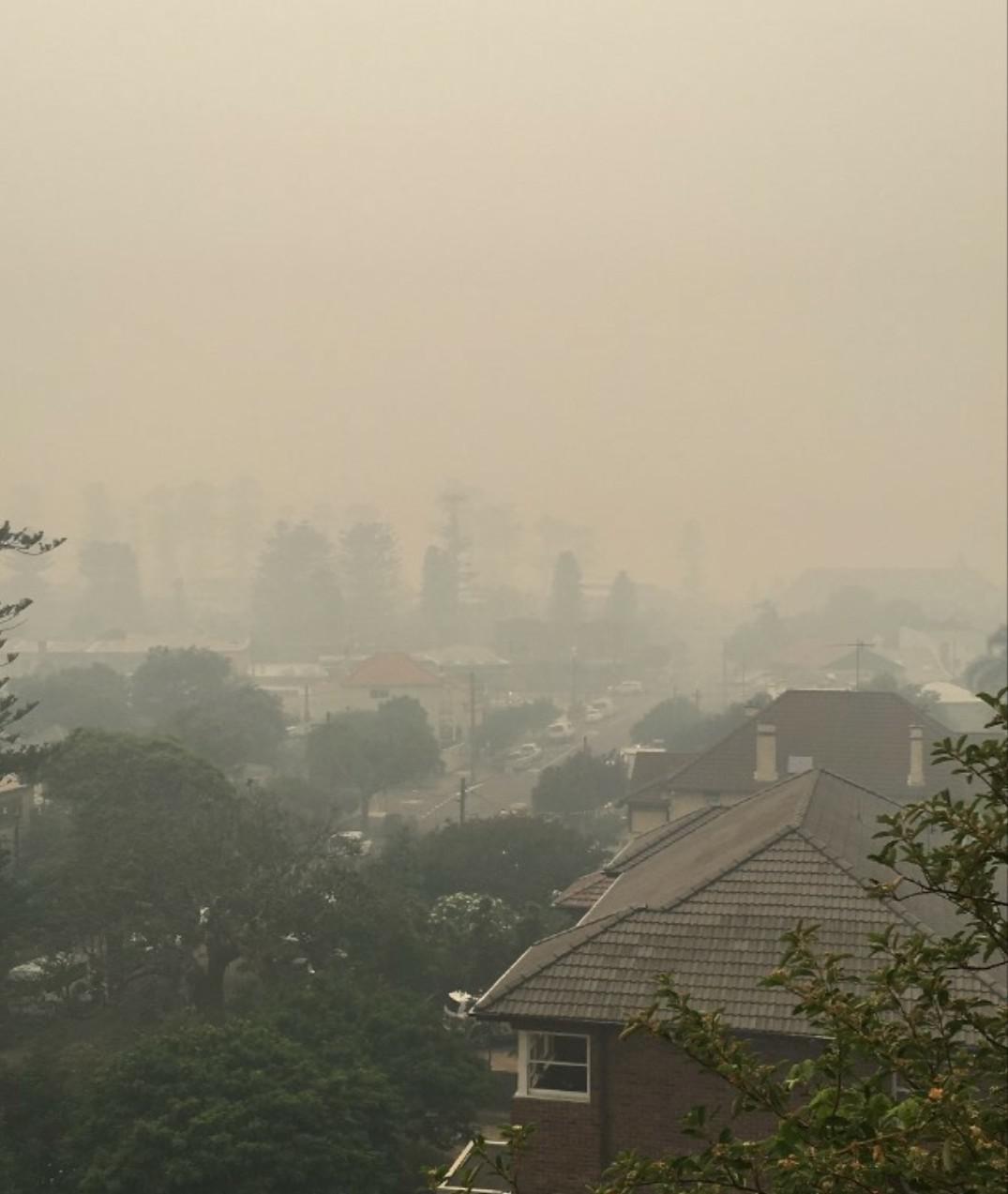 Another day of bushfire smoke in Sydney. r/UrbanHell