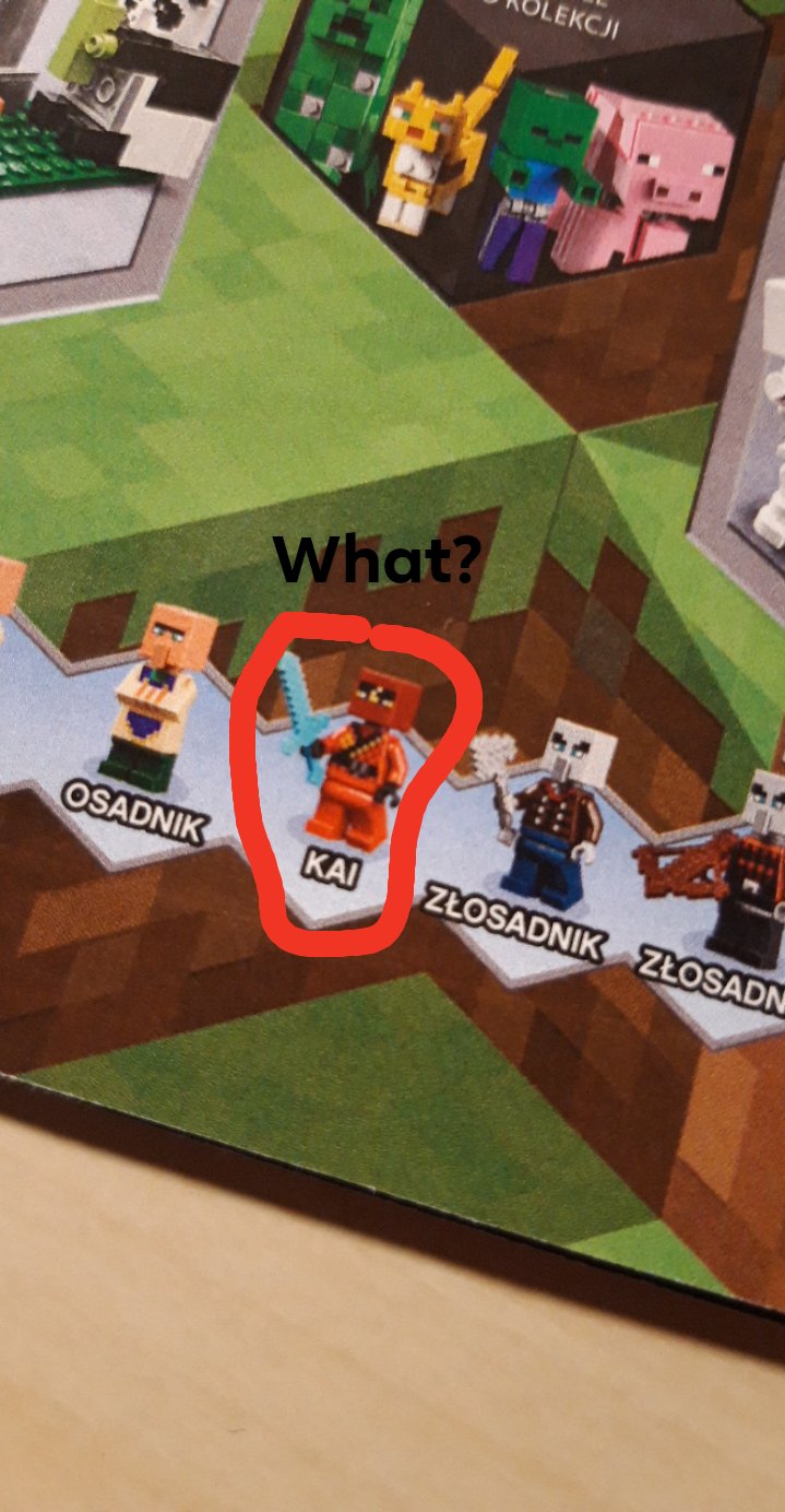 What Kai doing in lego minecraft?? Ninjago