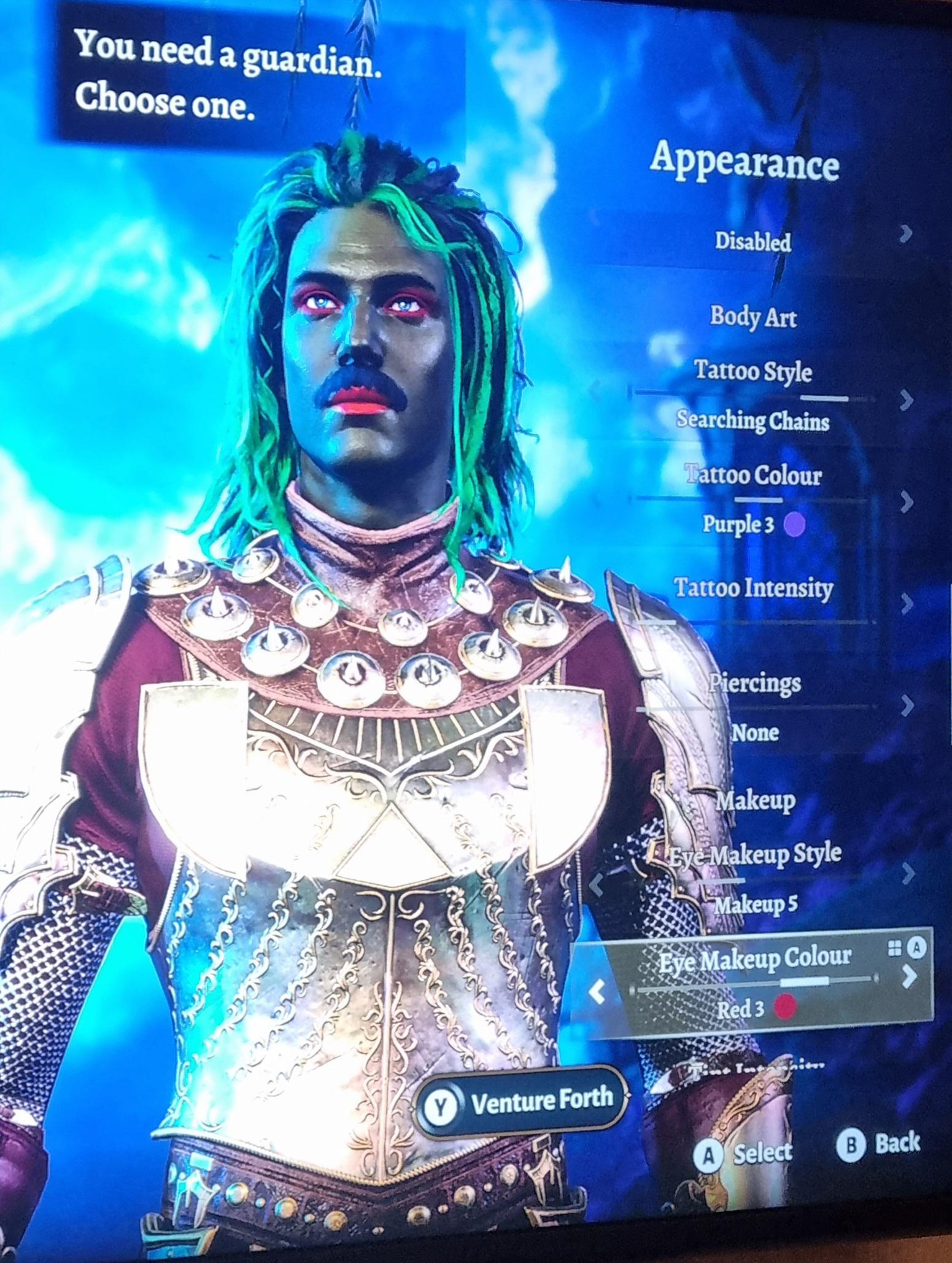 I made my guardian look like Old Gregg r/BaldursGate3