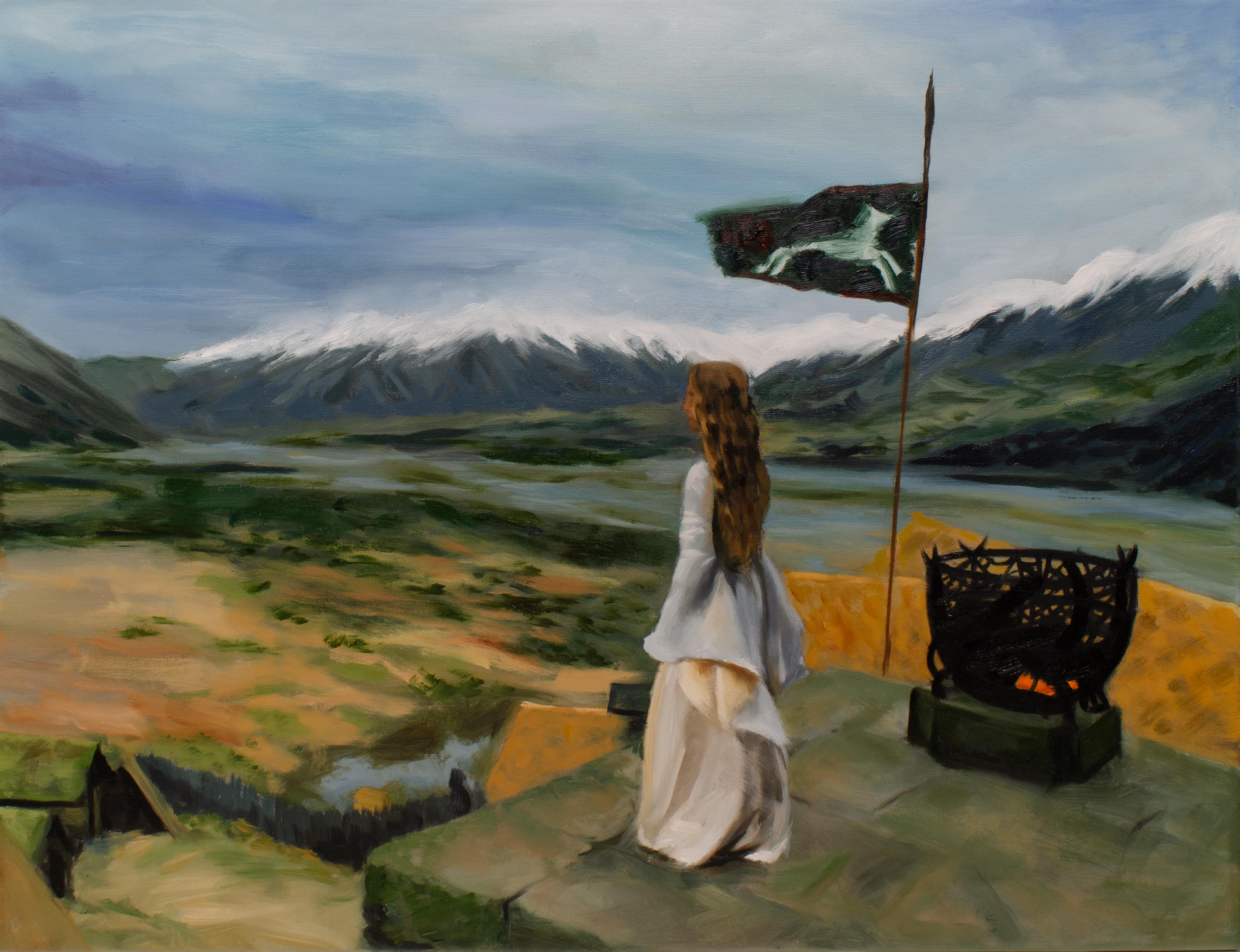 Lady of Rohan, oil on canvas by me, 2021 r/painting