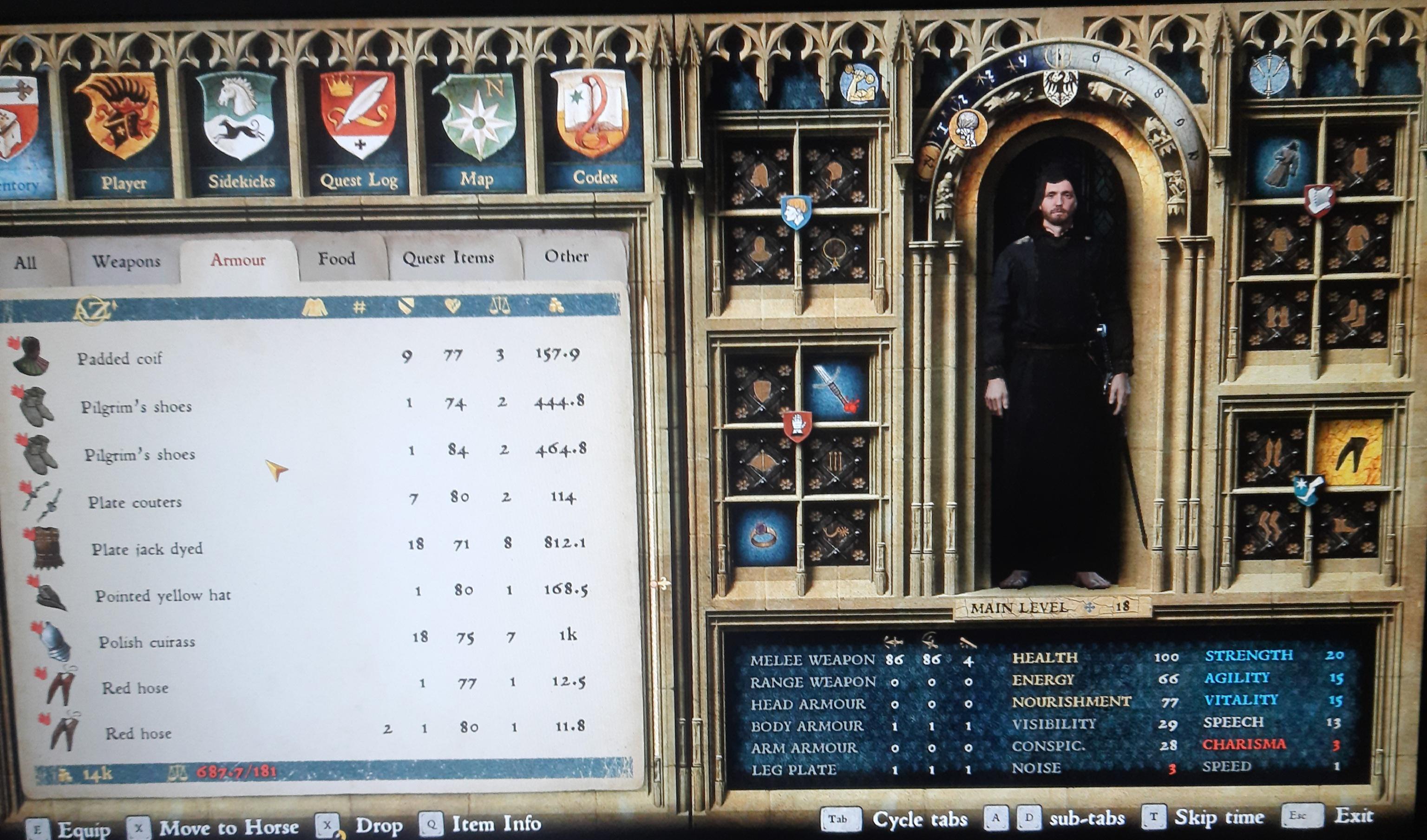 Best Stealth Gear. Monk's robe