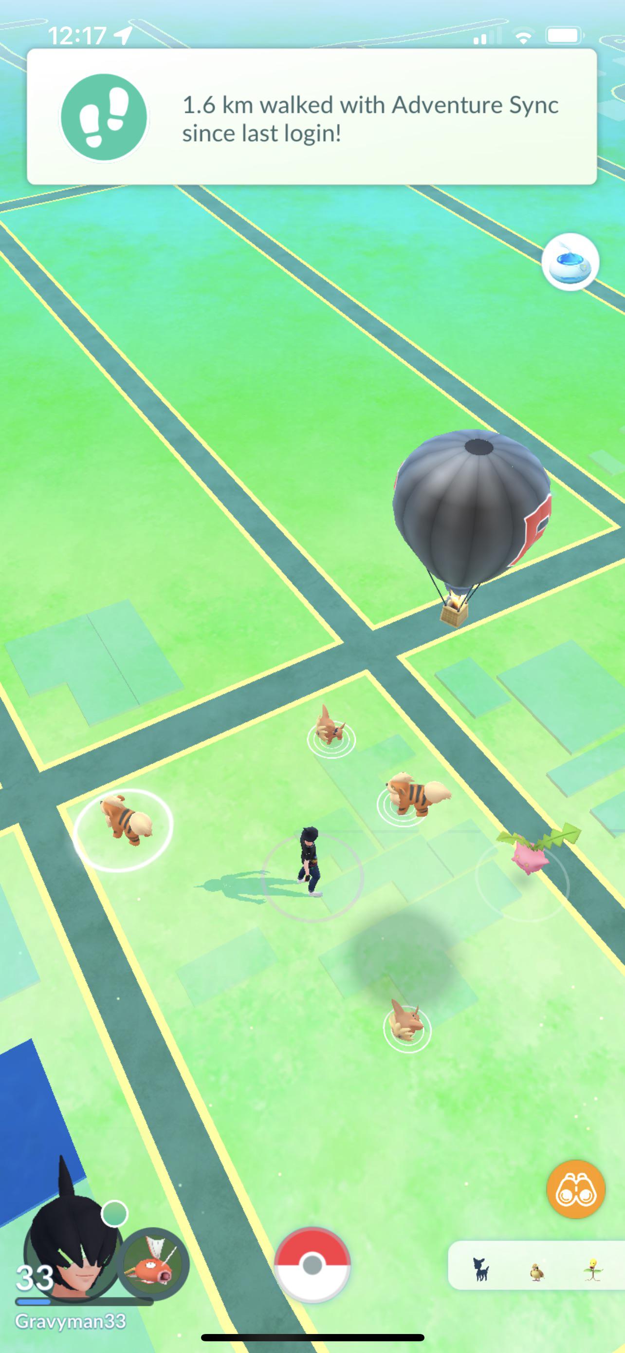 What does the different rings mean on the spawned Pokémon. The