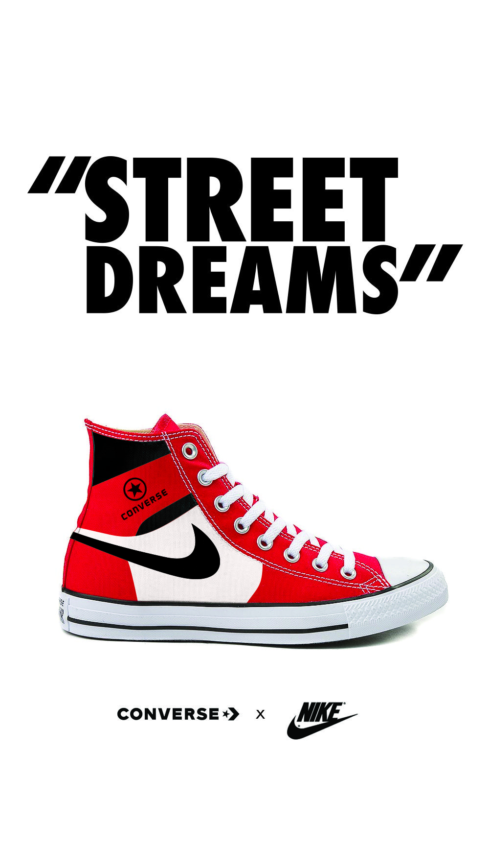 A collab between Converse and Nike. The Converse Classic Chucks