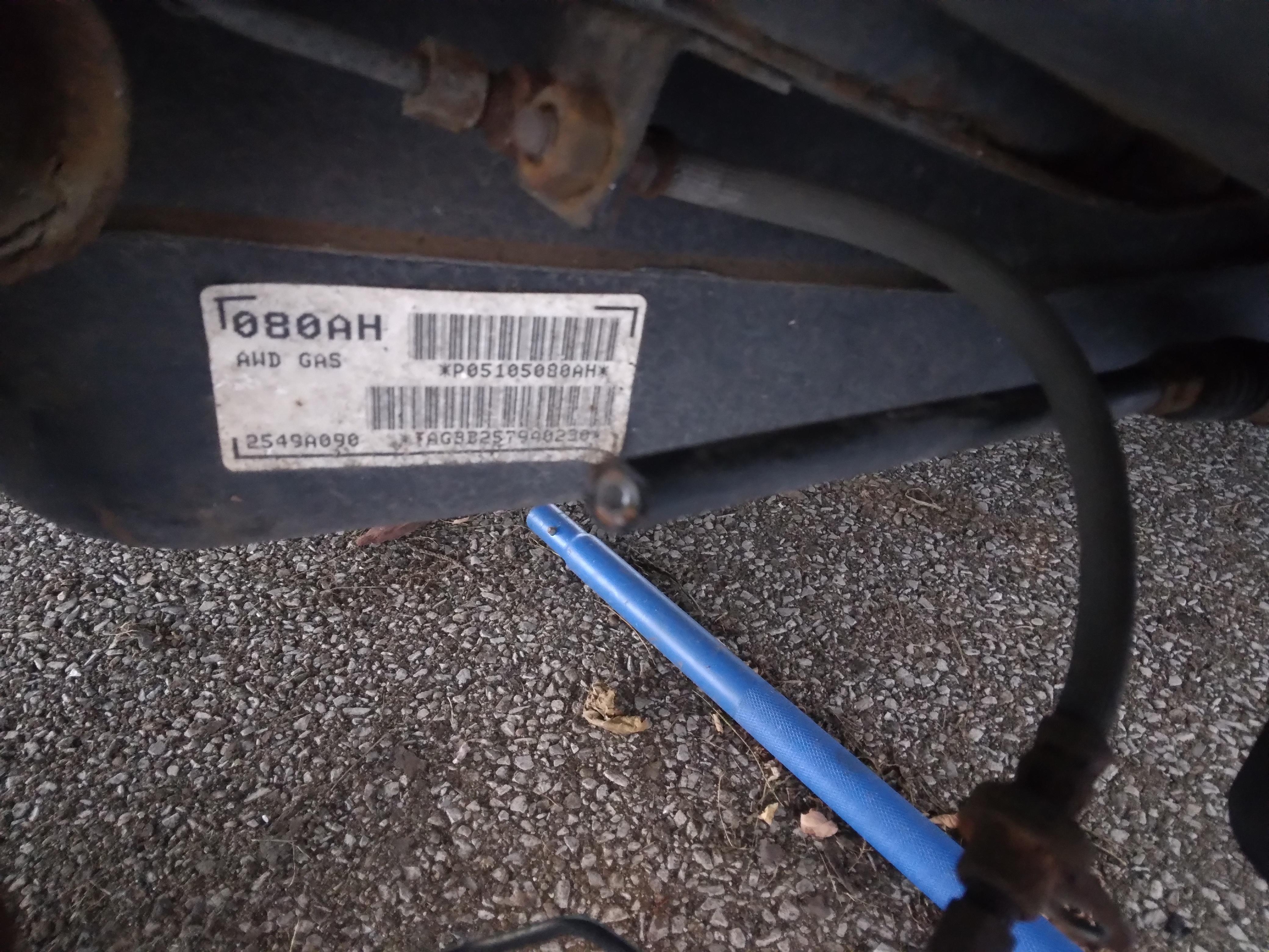 replacing a parking brake cable on a 2010 Patriot r/MechanicAdvice