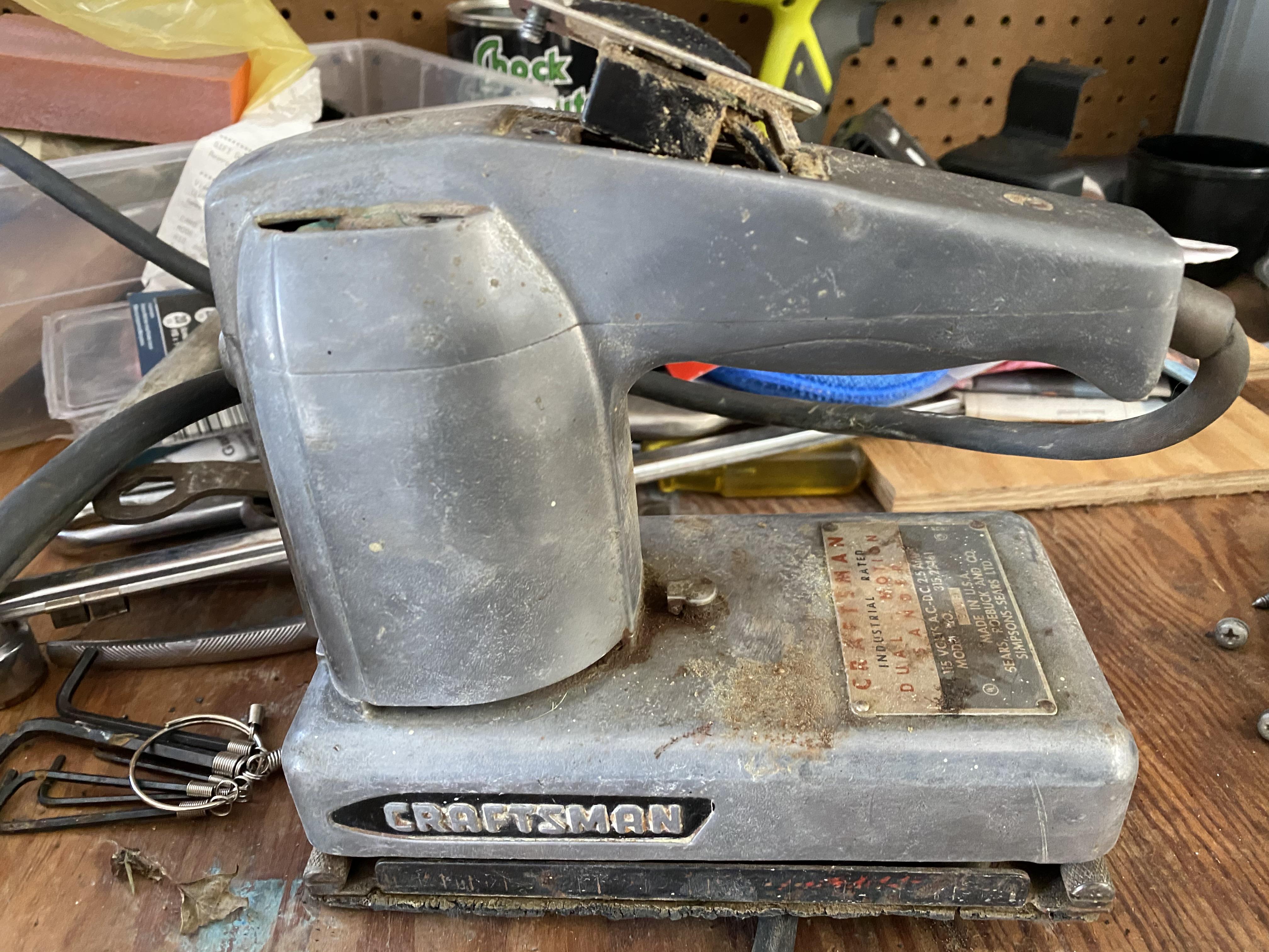 Old Craftsman Sander. Still runs! : r/BuyItForLife
