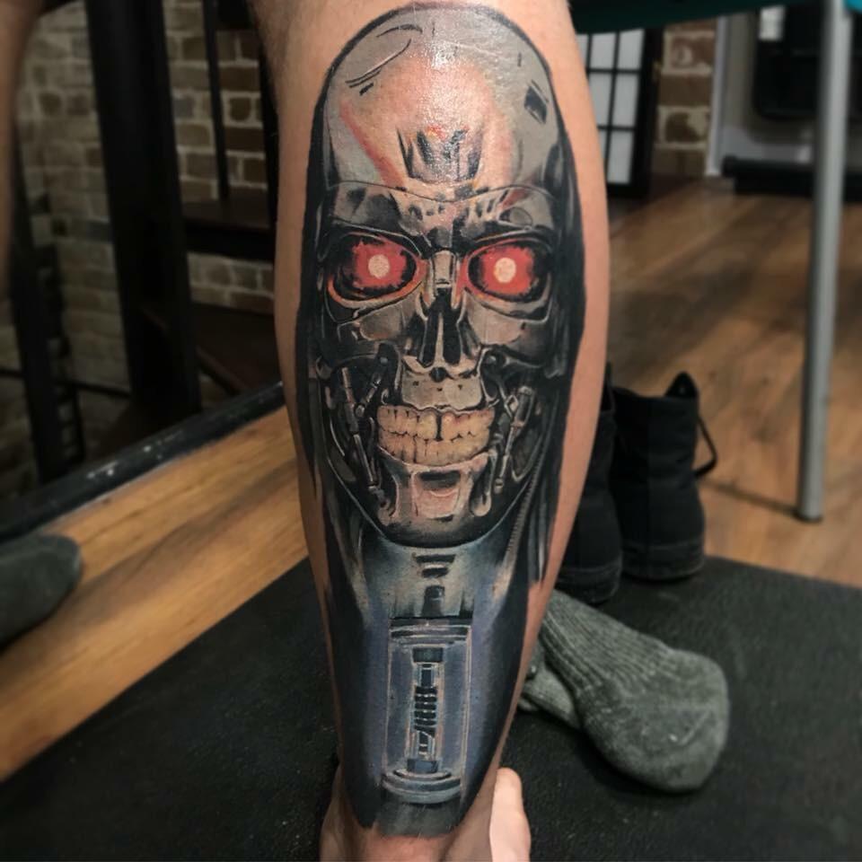 Terminator Endoskeleton done by Ben Kelly Red Ocean